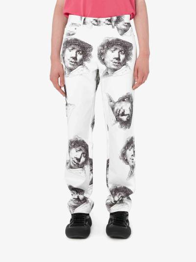 JW Anderson REMBRANDT ALL OVER PRINT TROUSERS outlook