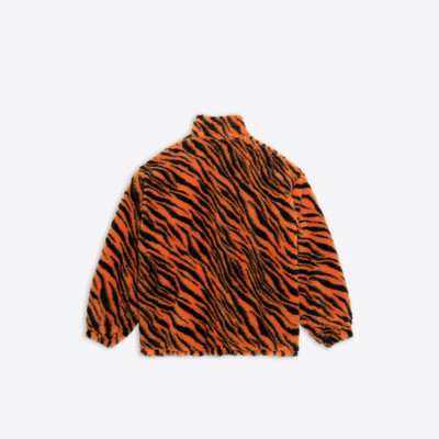 BALENCIAGA Men's Year Of The Tiger Zip-up Jacket in Orange outlook