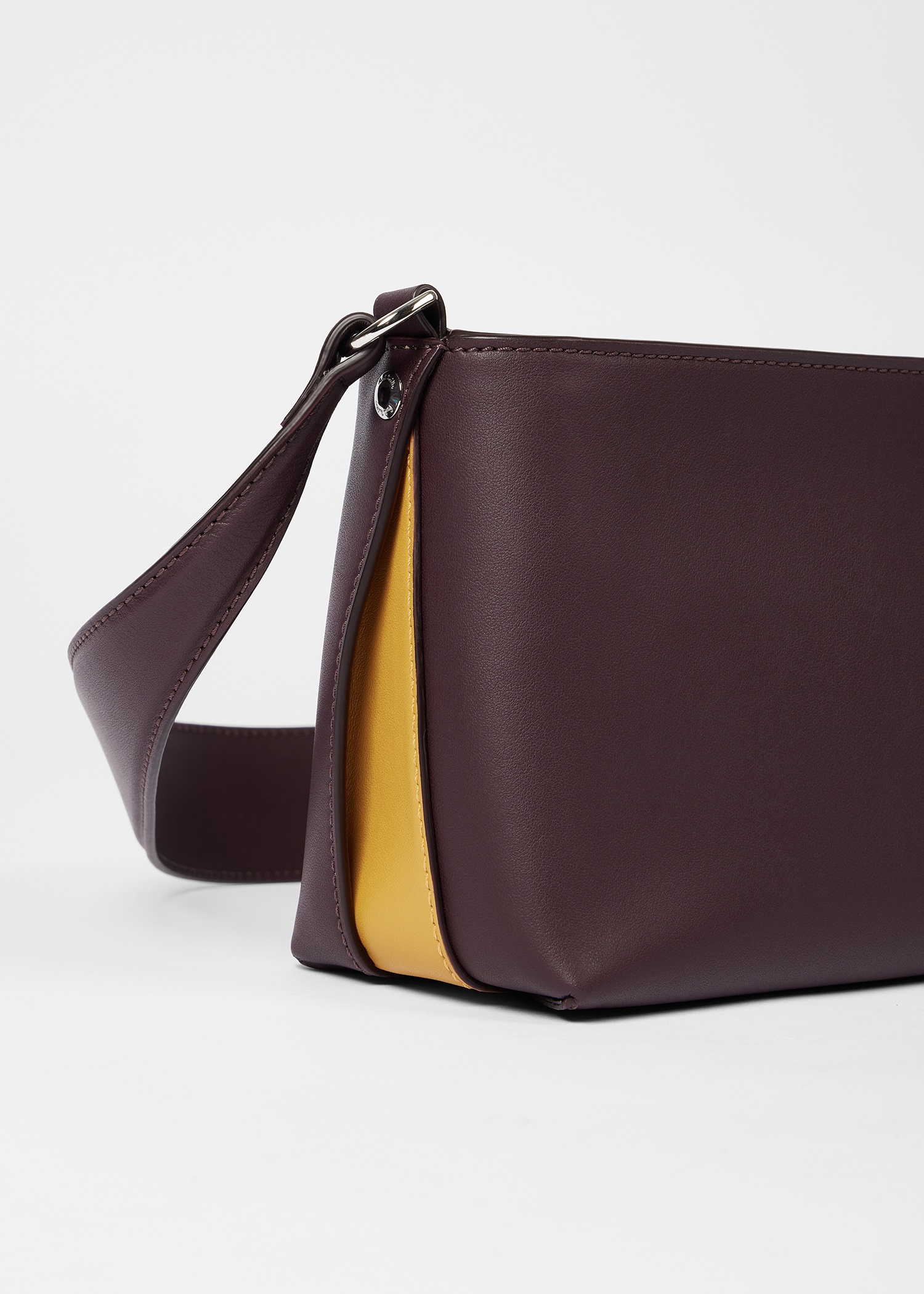 Women's Burgundy Shoulder Bag - 3