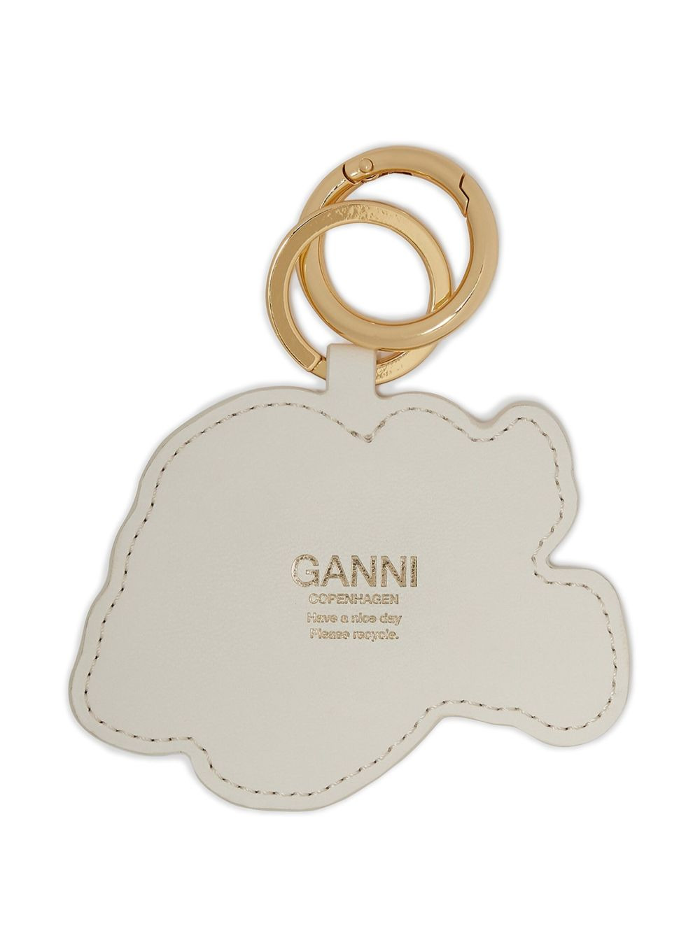Brown Puppy keyring - 2