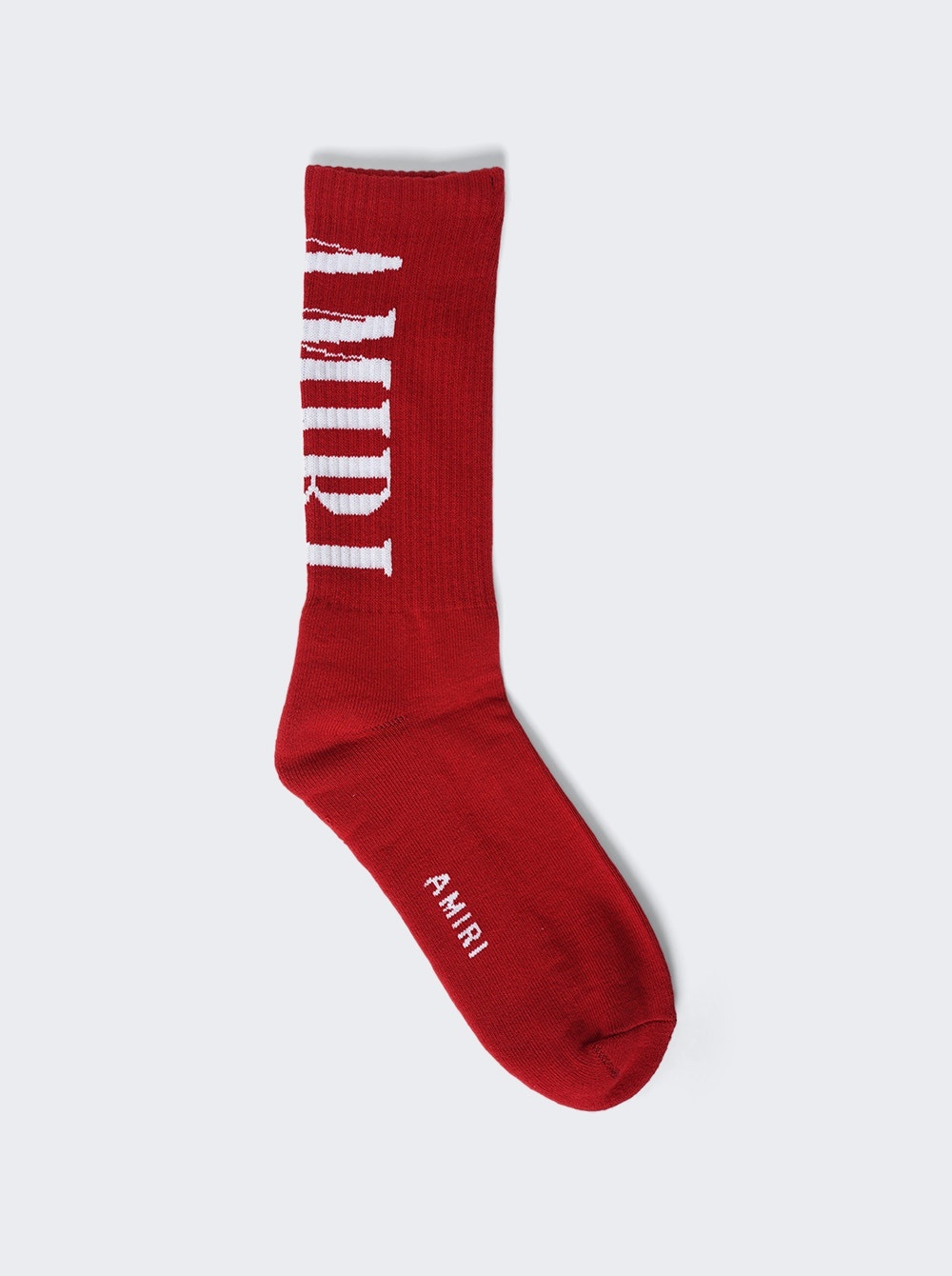 Solid Core Logo Sock Red - 1
