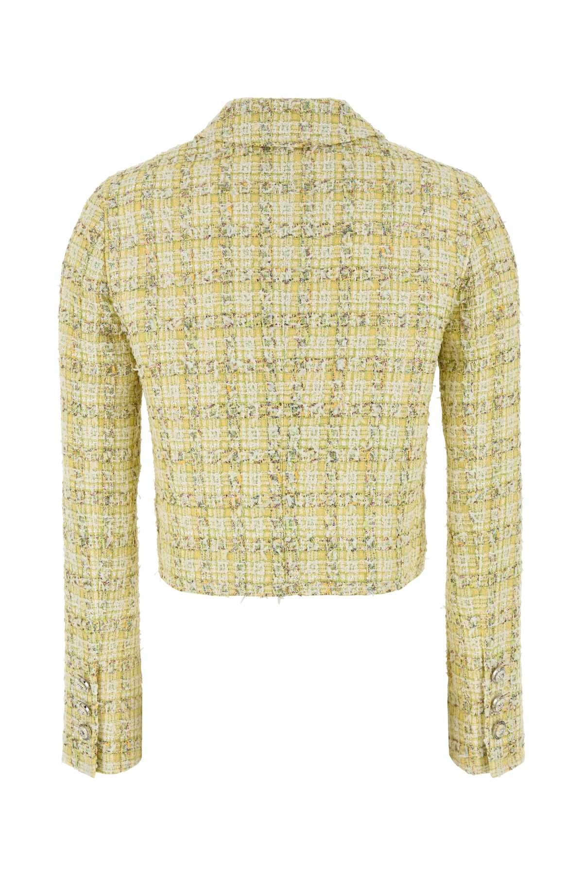 Versace Women Multicolor Tweed Blazer - 2
