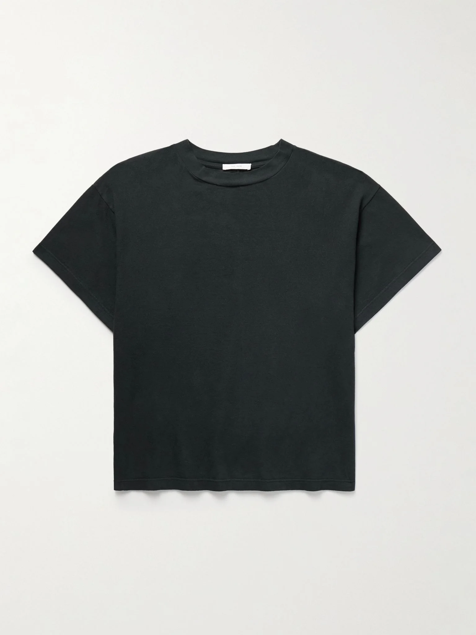 Sato Cotton-Jersey T-Shirt Black - 1