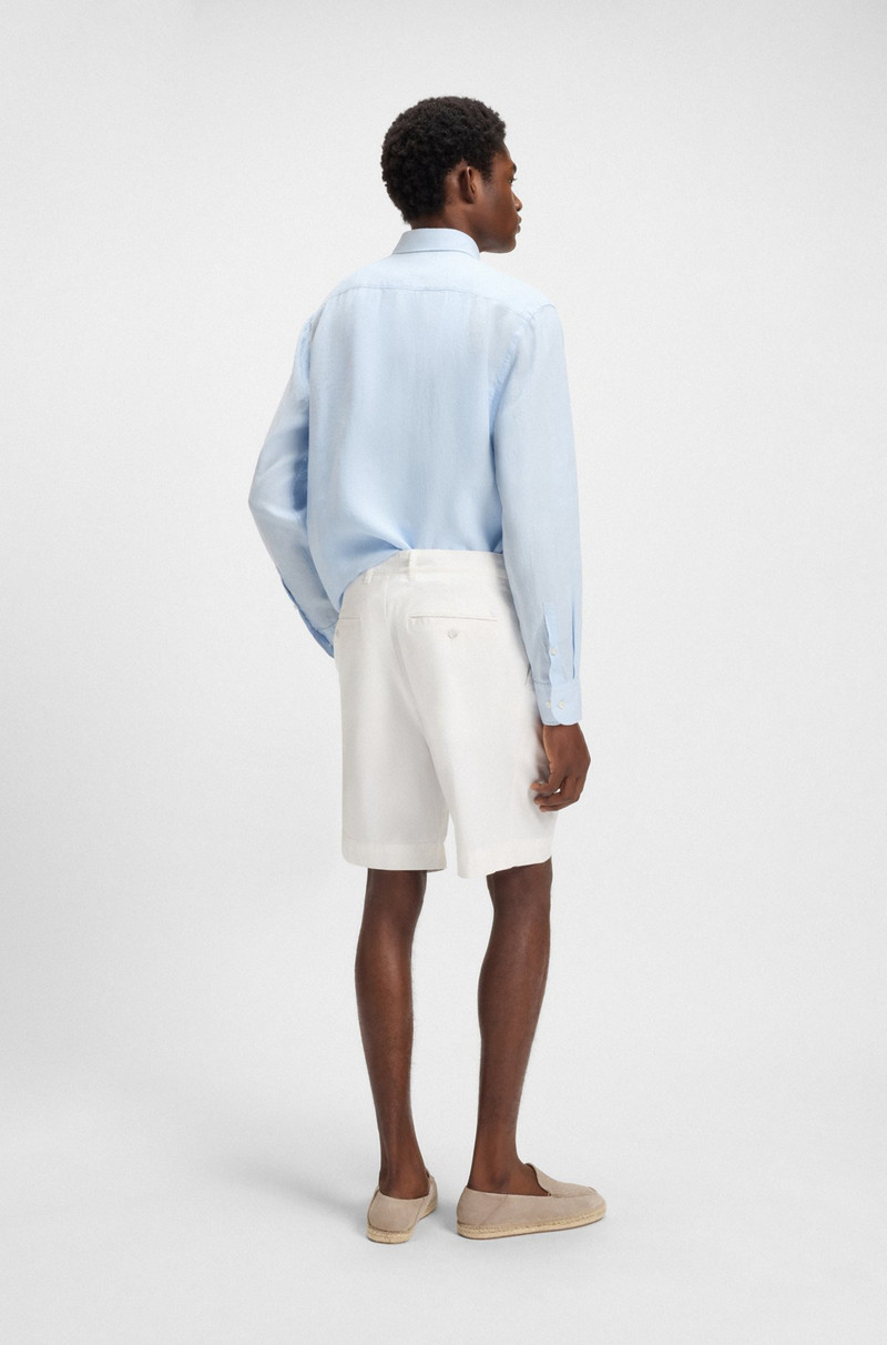 RELAXED-FIT SHORTS IN STRETCH-COTTON TWILL 4