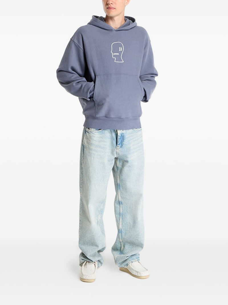 BRAIN DEAD logo hoodie outlook