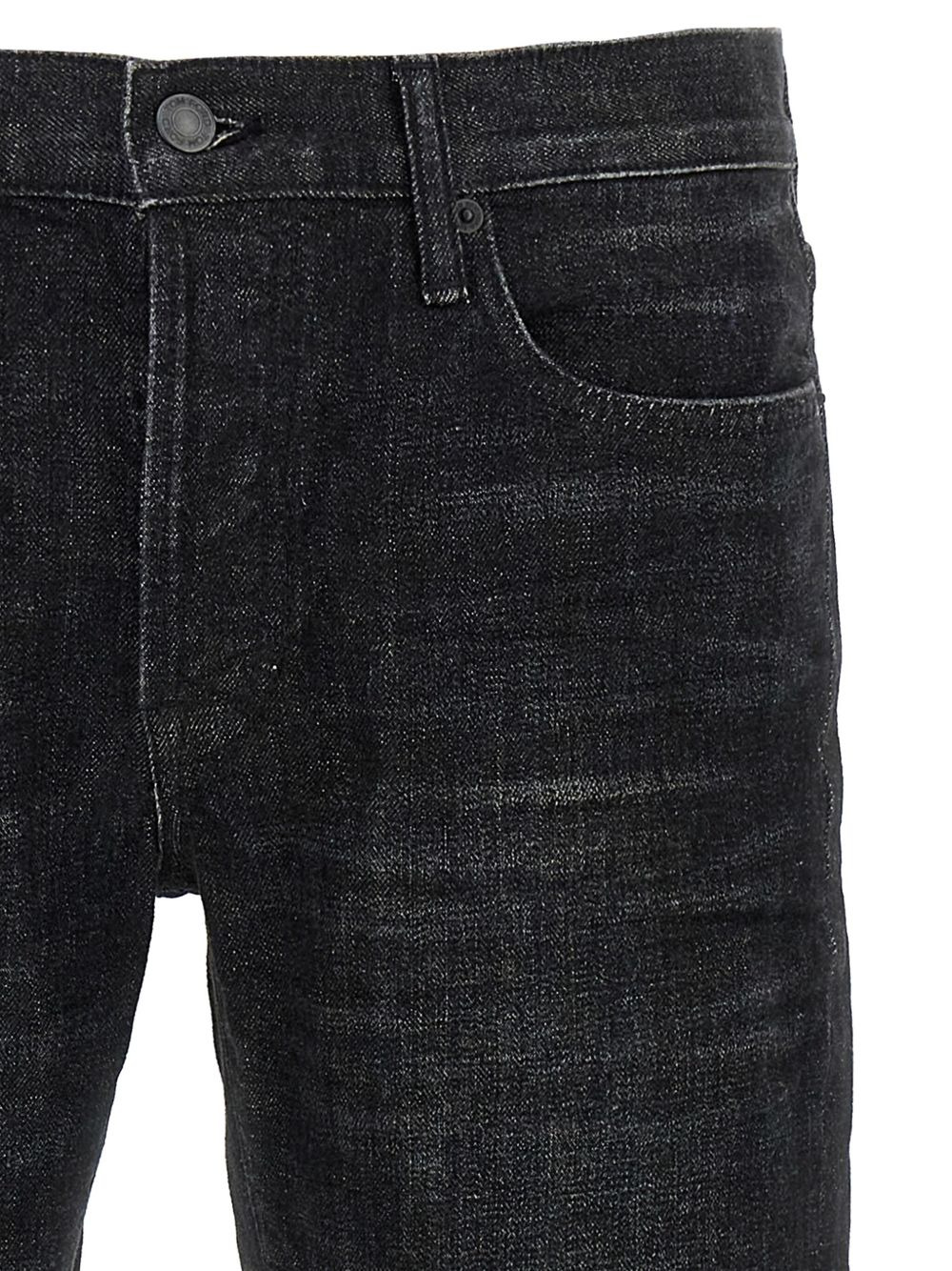 stonewashed five-pocket jeans - 3