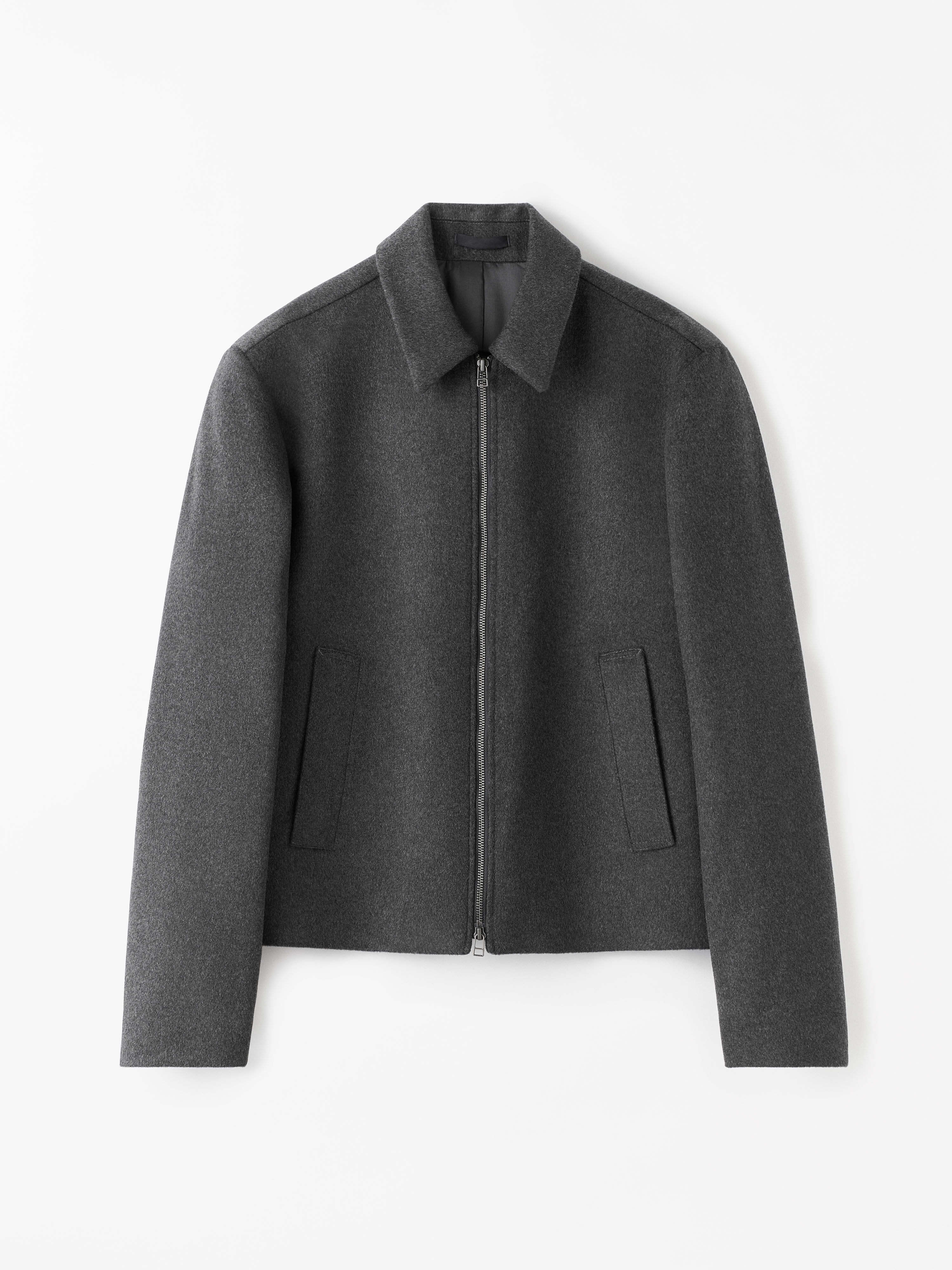 Elmeri Zip-Up Wool Blend Jacket - 1