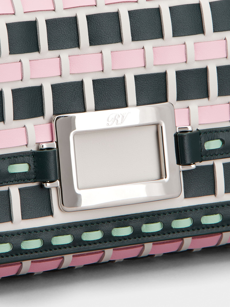 Belle Vivier Clutch in leather 8