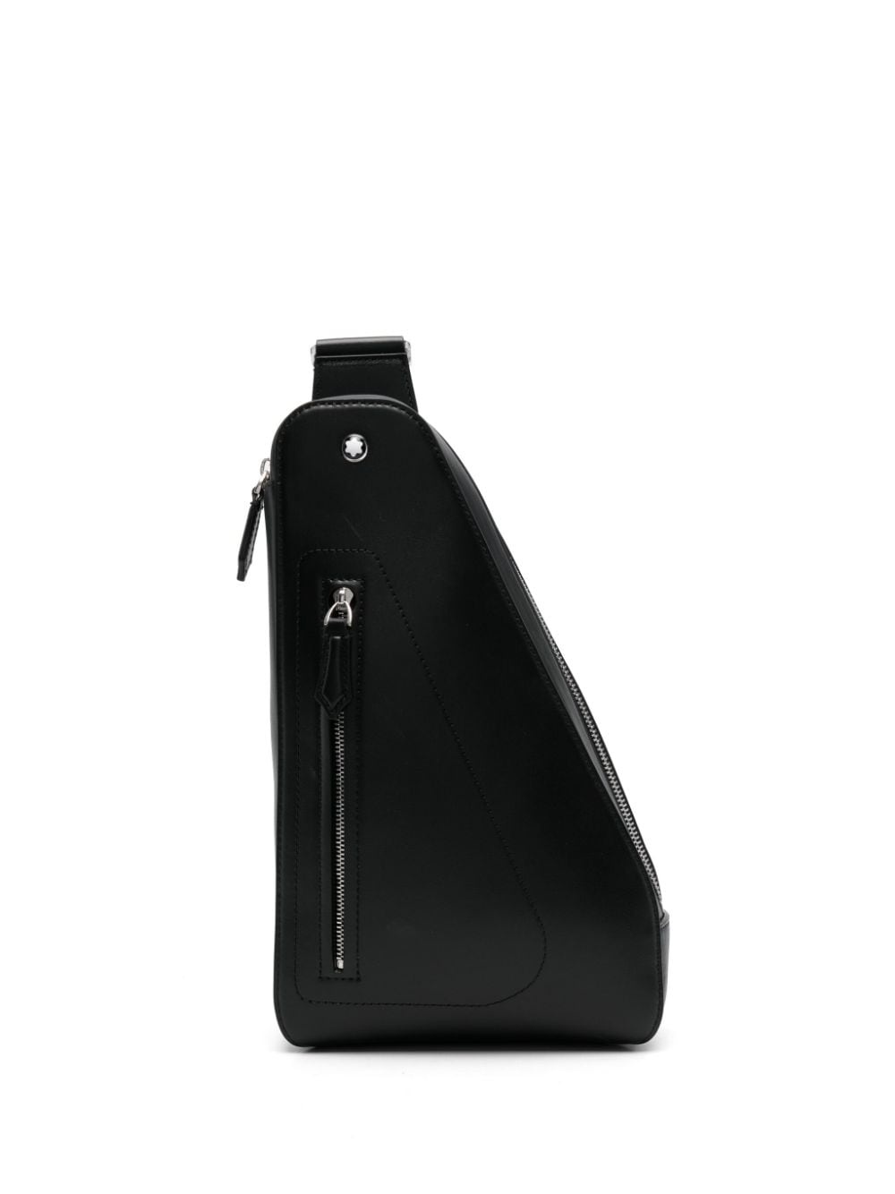 logo-stud messenger bag - 1
