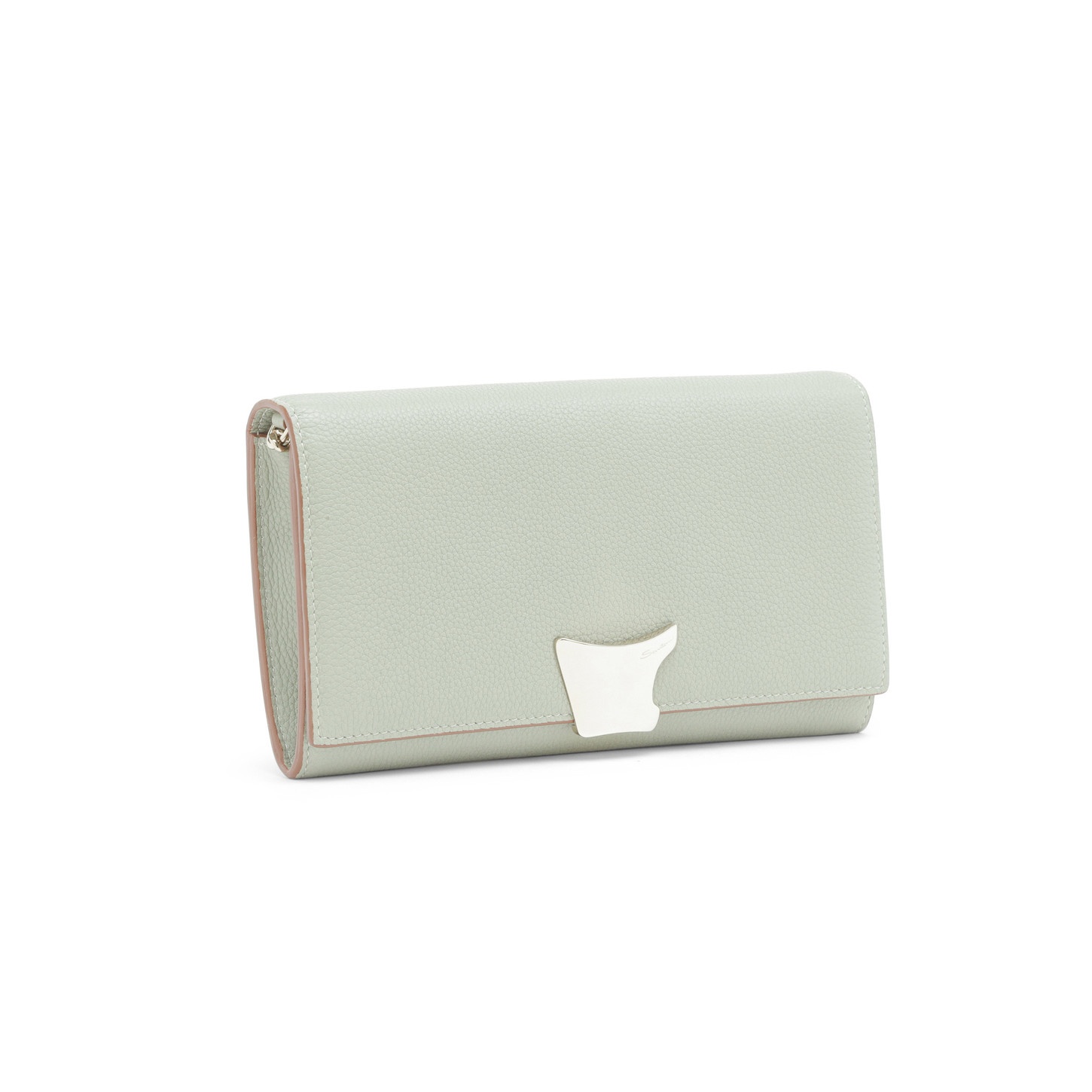 Green leather crossbody bag - 6