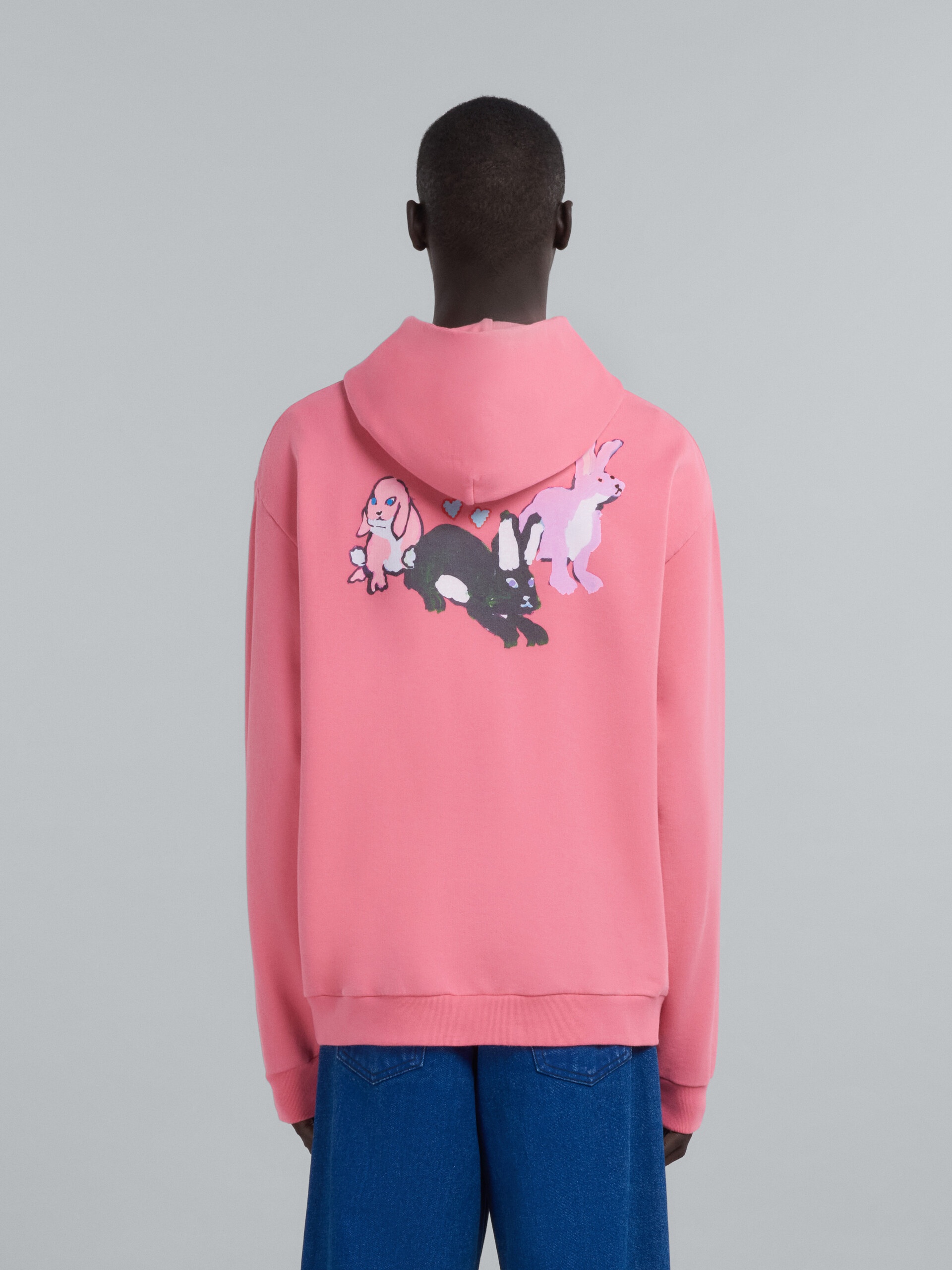 HOODIE WITH RABBIT GRAPHICS - 3