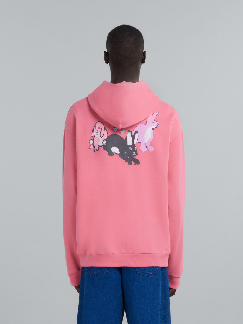 HOODIE WITH RABBIT GRAPHICS 3