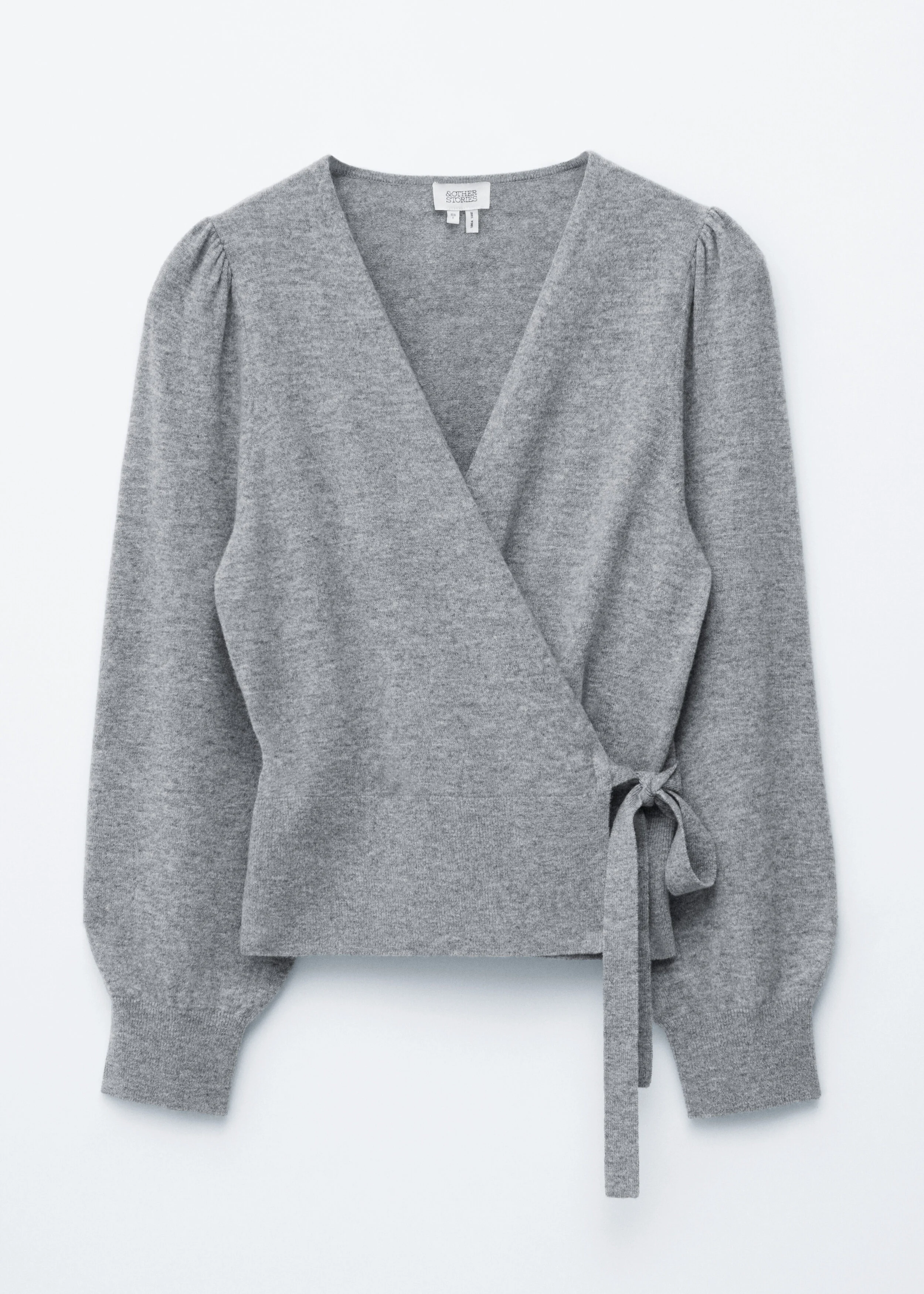 Merino Wrap Cardigan - 1