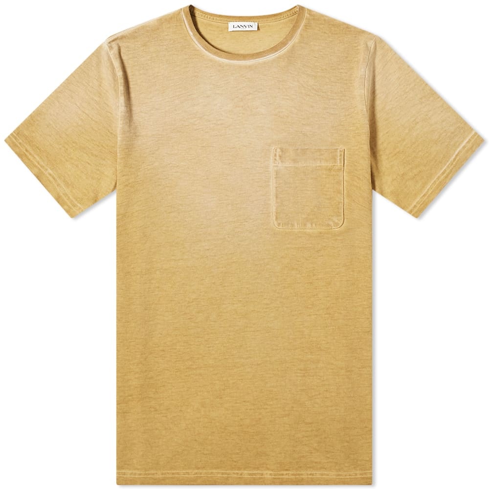 Lanvin Garment Dyed Pocket Tee - 1