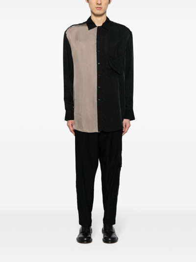 Yohji Yamamoto cotton tapered trousers outlook