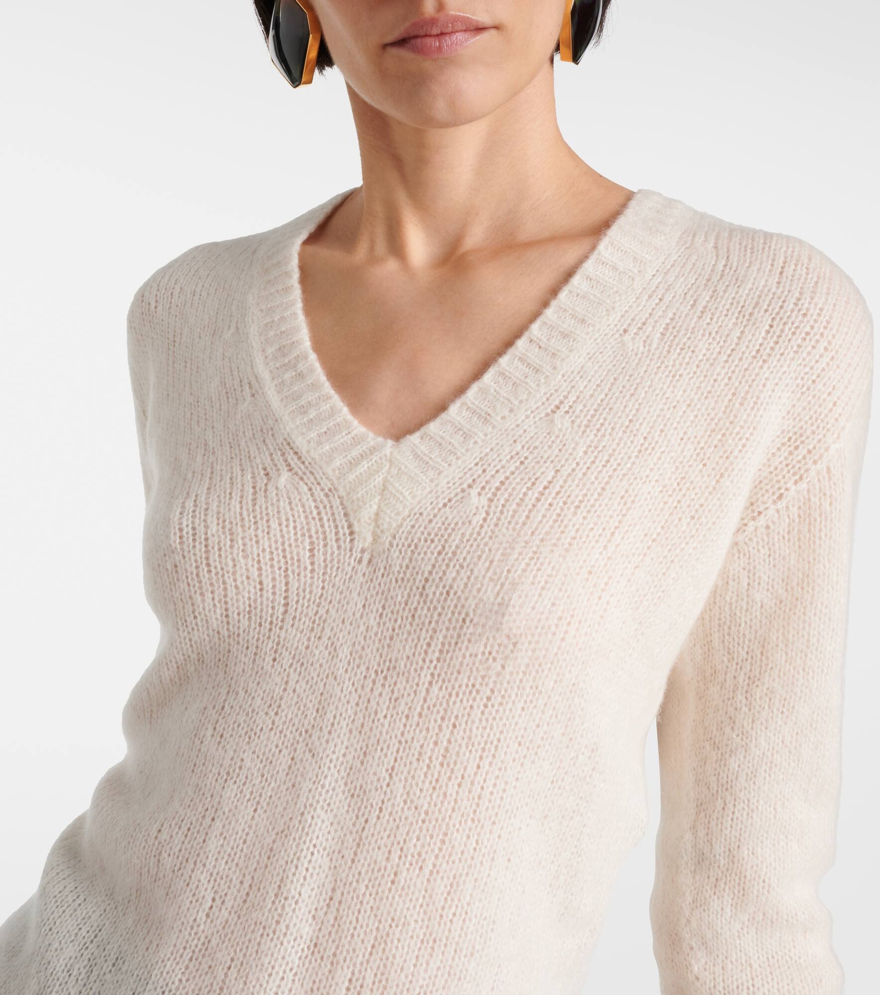 Cashmere and silk sweater - 4