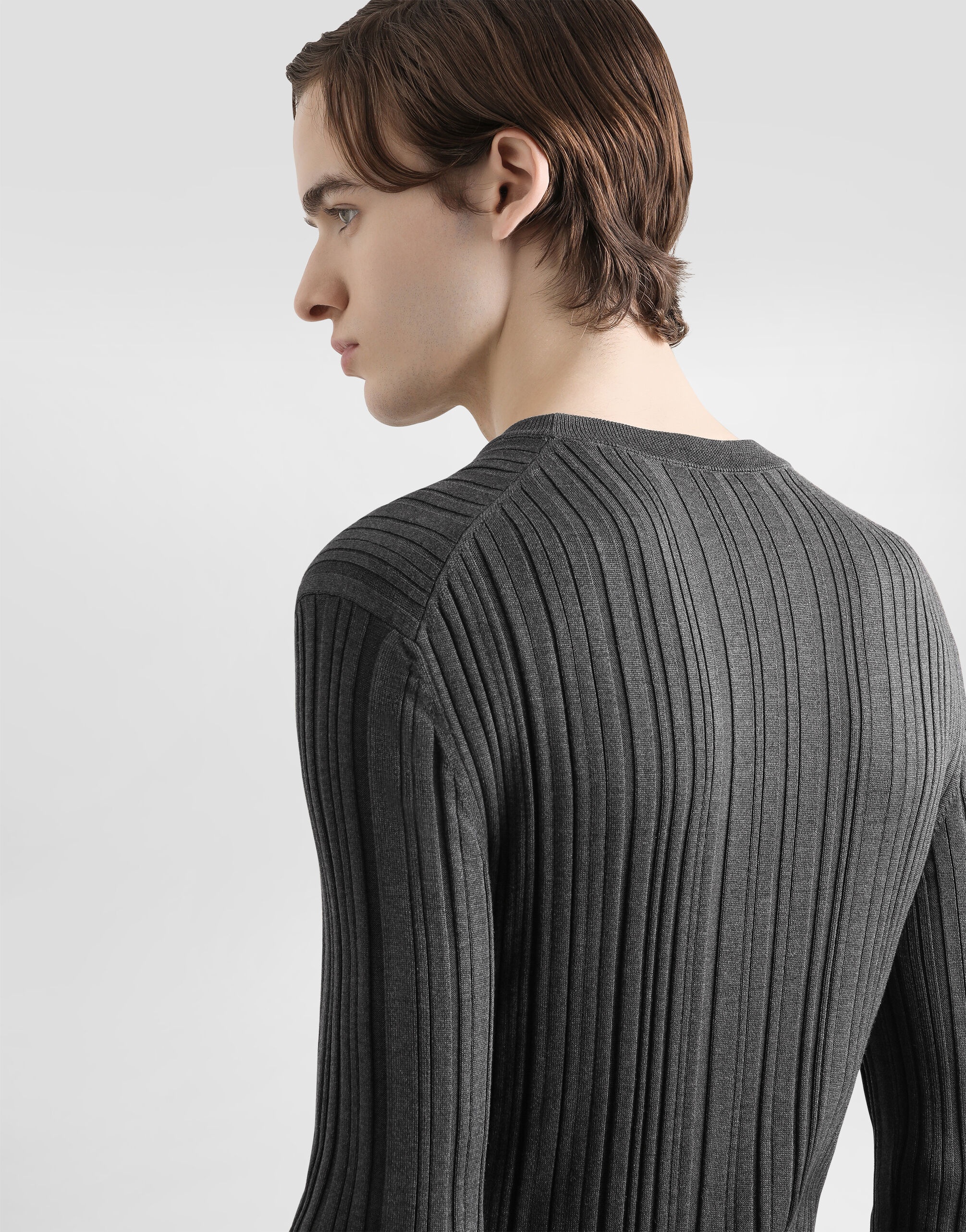 Silk crewneck pullover - 5