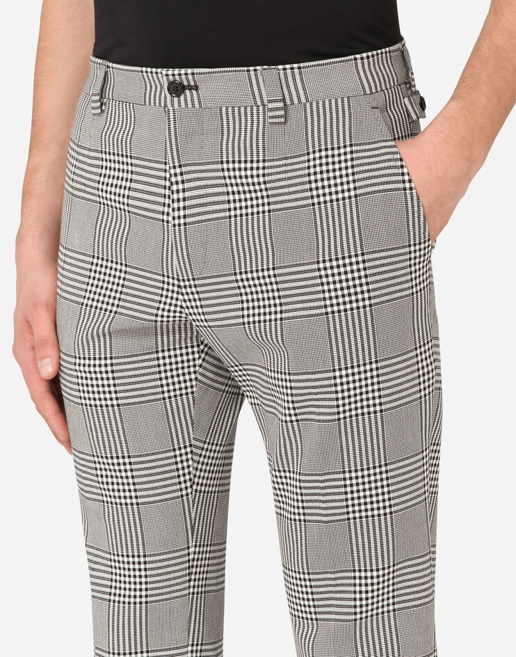 Cotton glen plaid pants - 4