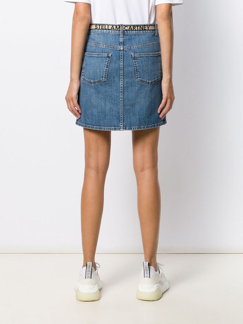 belted denim skirt 4