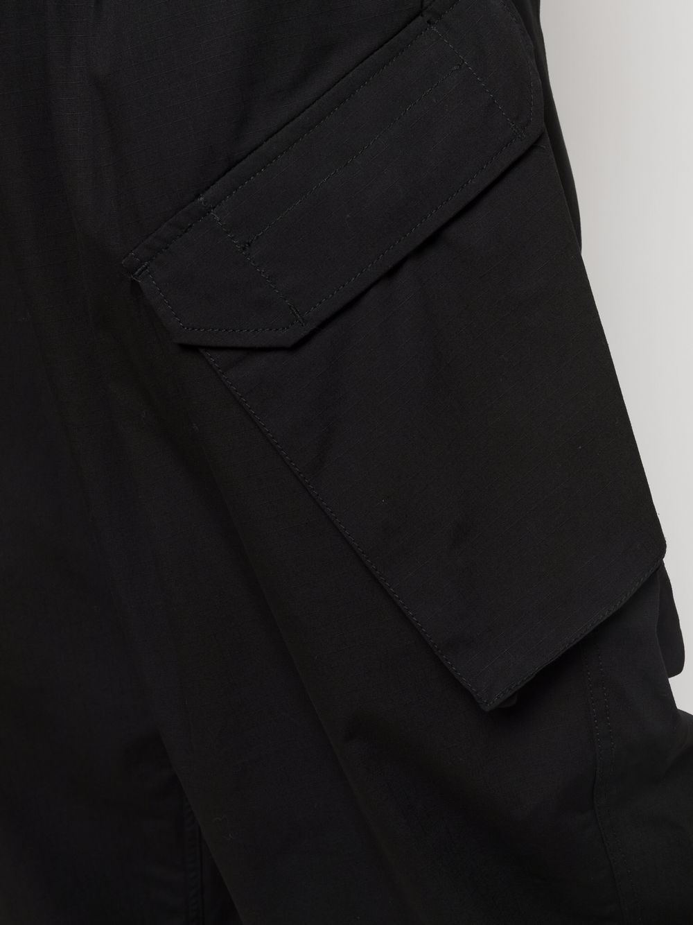 pleat-detail wide-leg trousers - 5