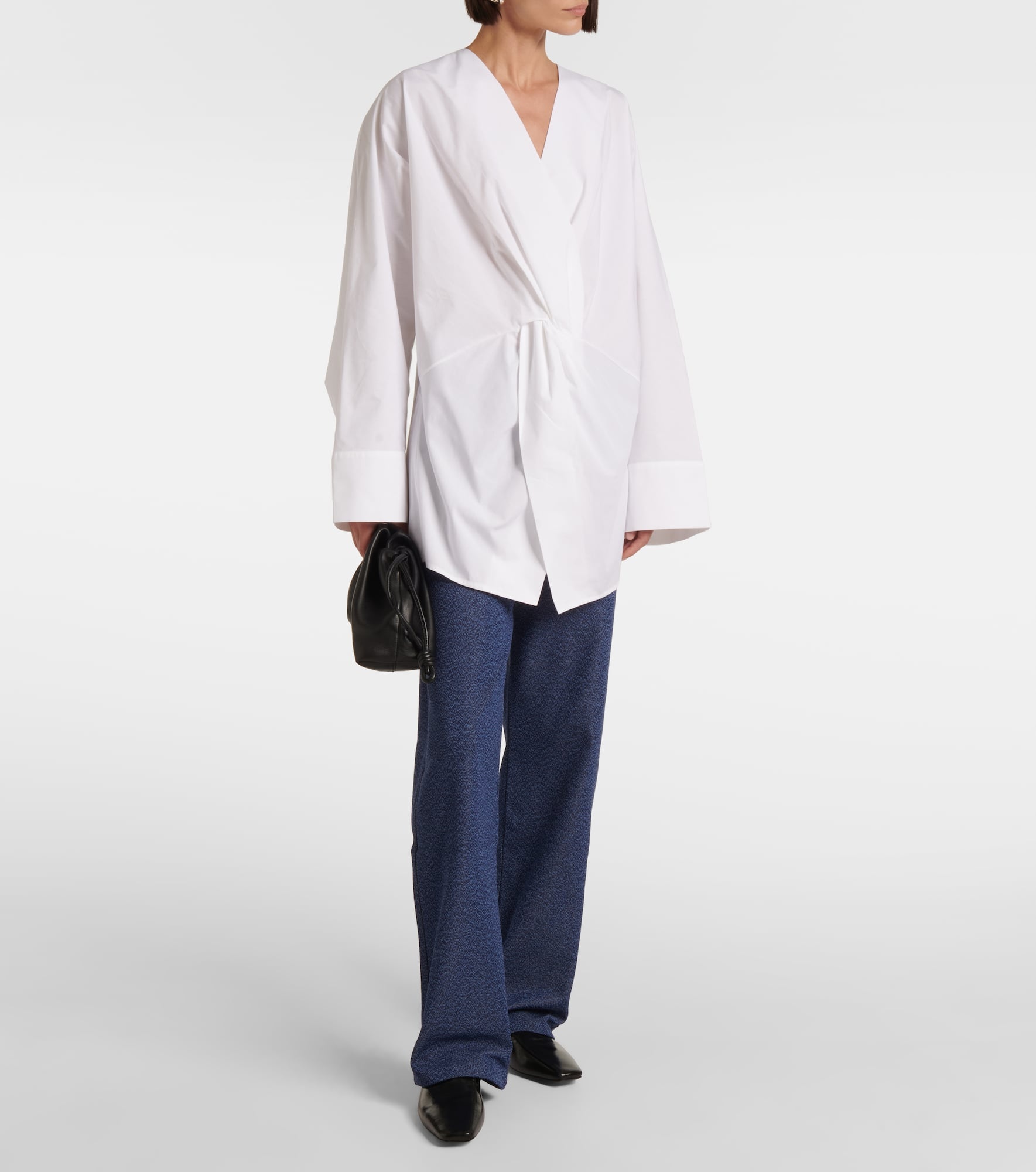 Destry gathered cotton poplin top - 2