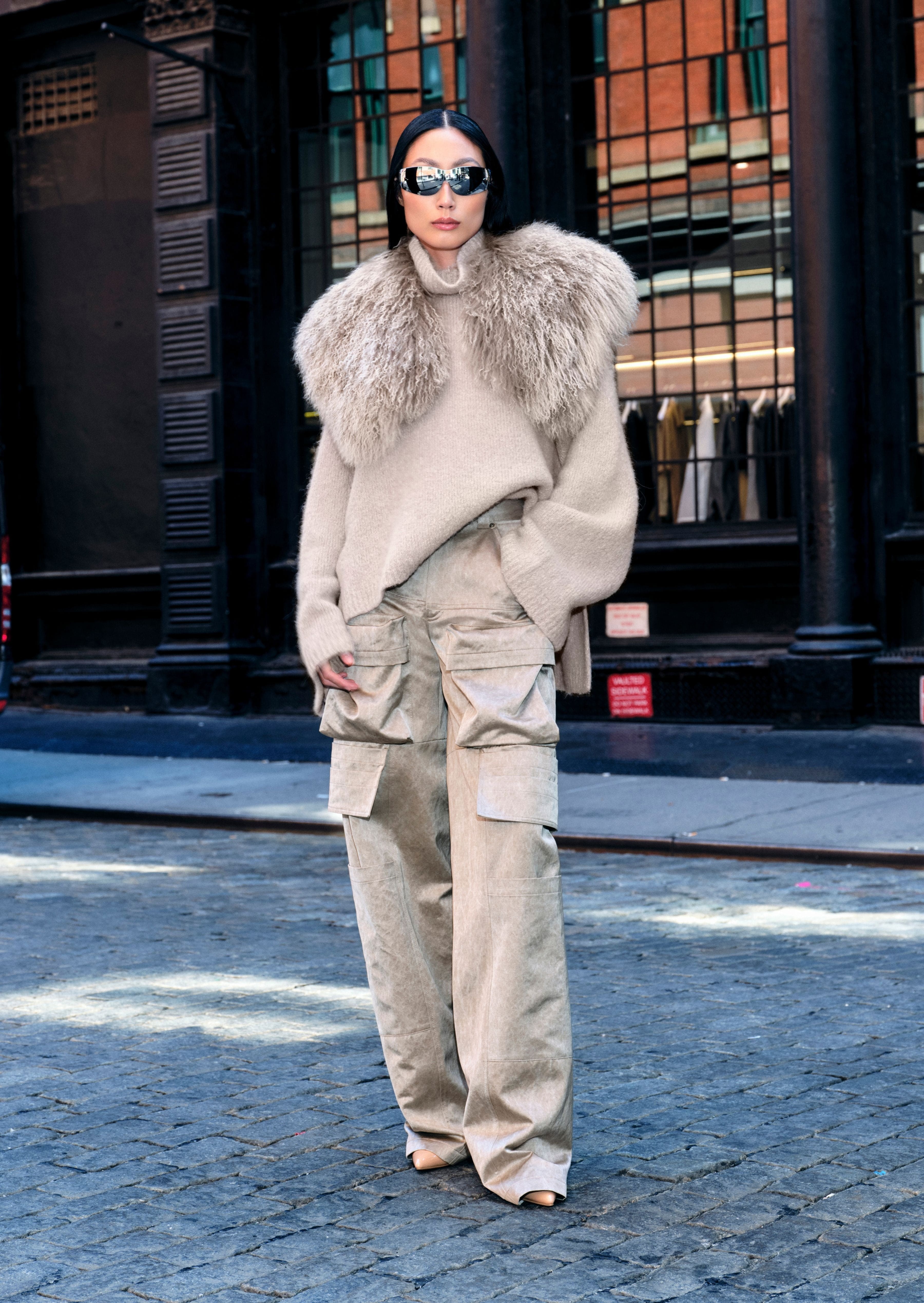 Alpaca Oversized Turtleneck Sweater - 5