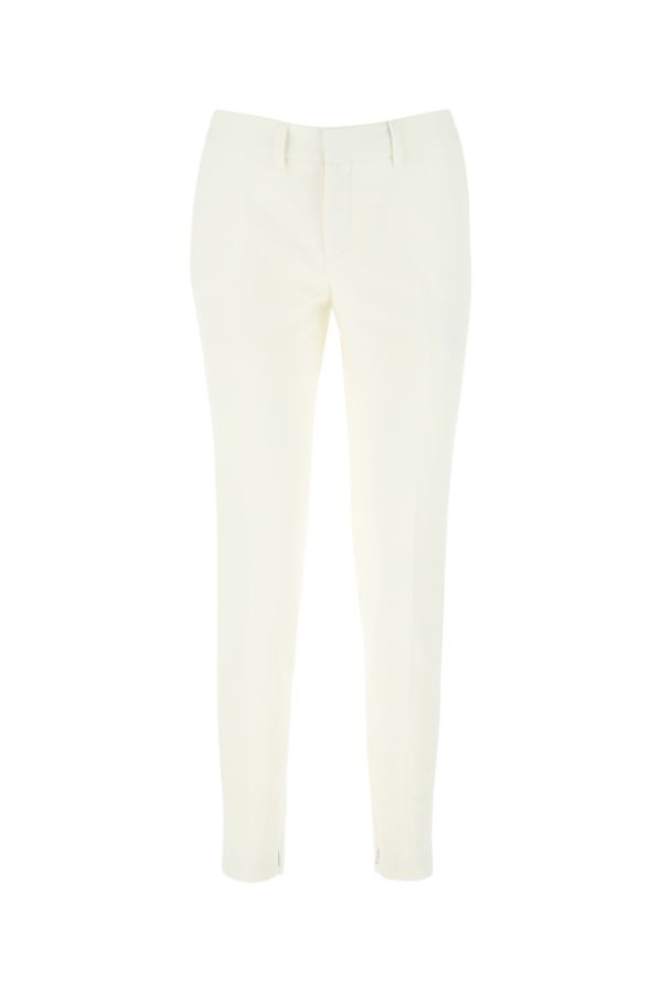 パンツ Saint Laurent SS23 Ivory wool pant (516111Y513W 9935) Saint Laurent Ivory wool pant - White | Wanan Luxury