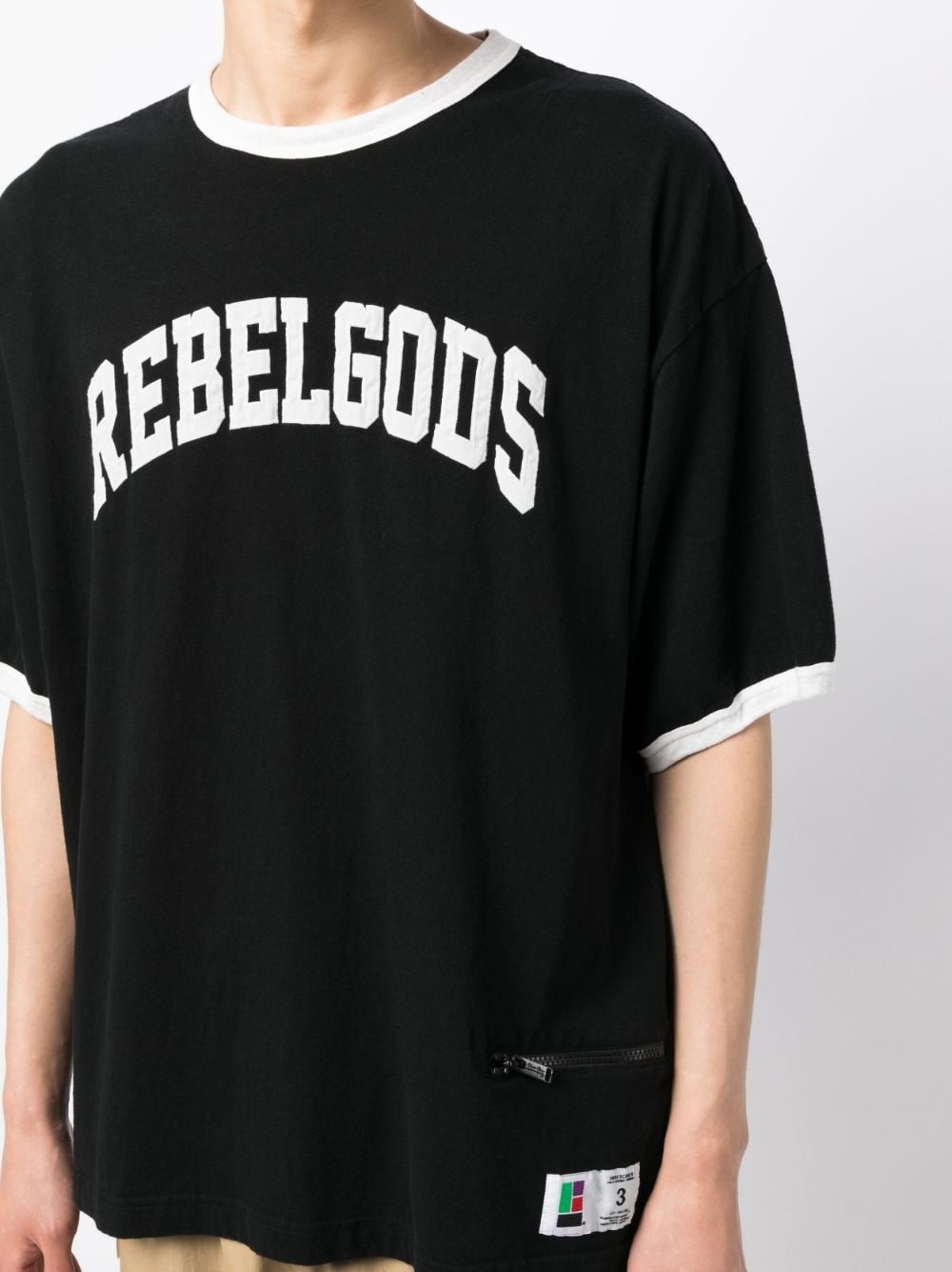 slogan-print cotton T-shirt - 5