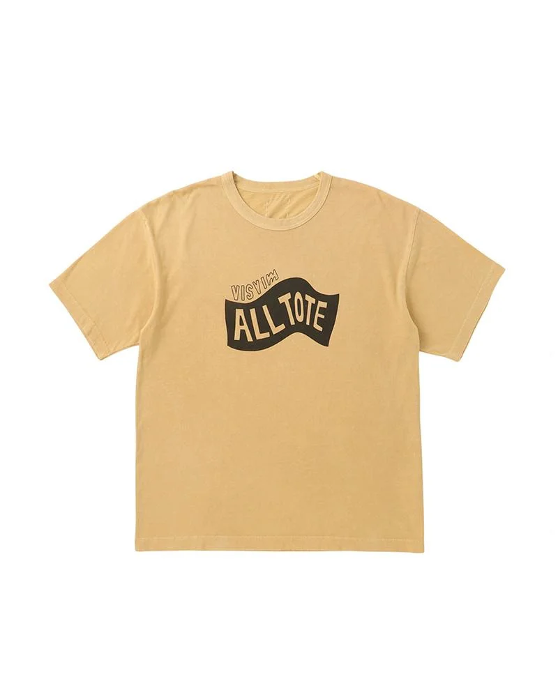 JUMBO TEE S/S DMGD YELLOW - 1