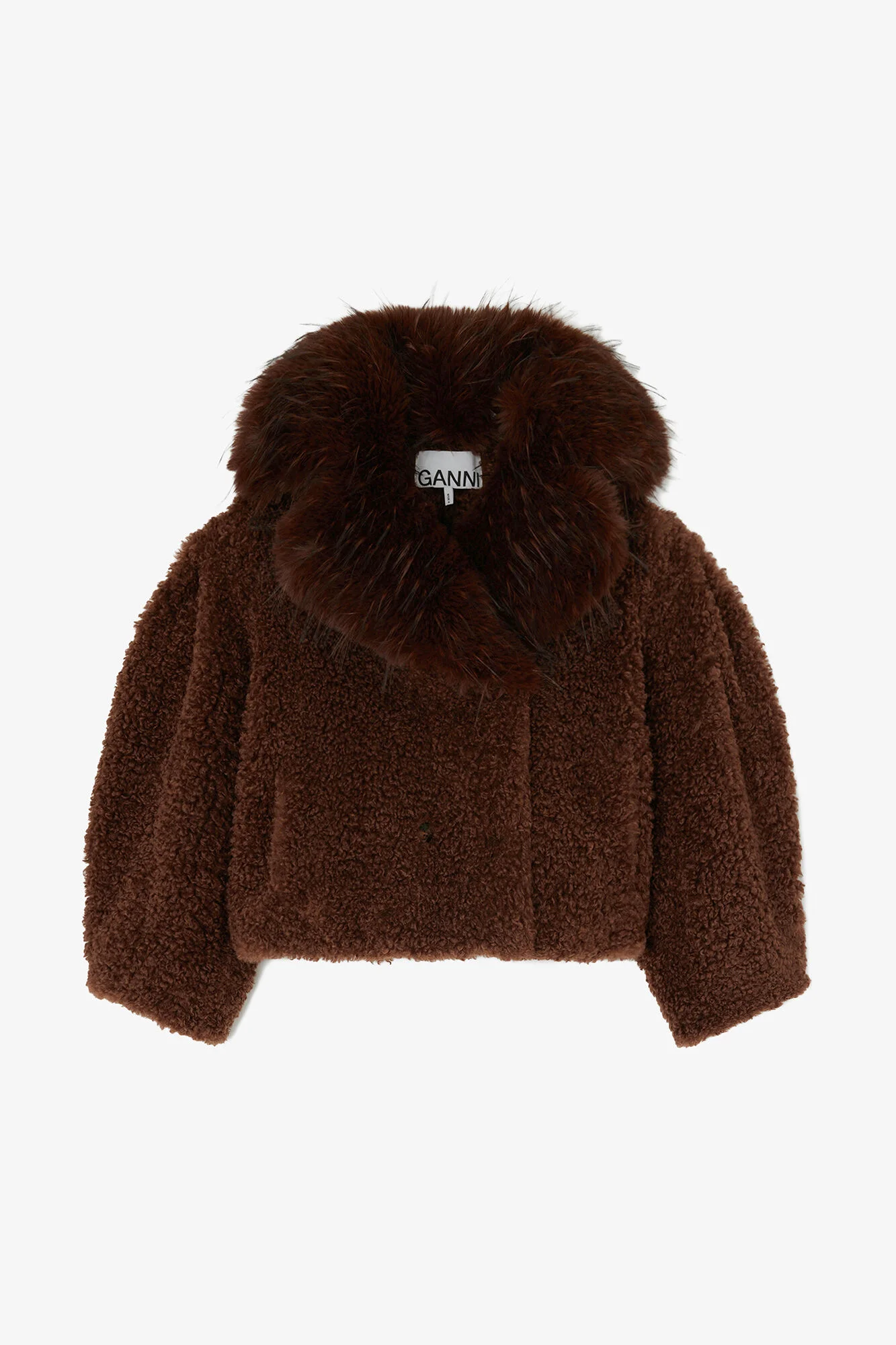 JACKET IN ALTERNATIVE SHEARLING - 1