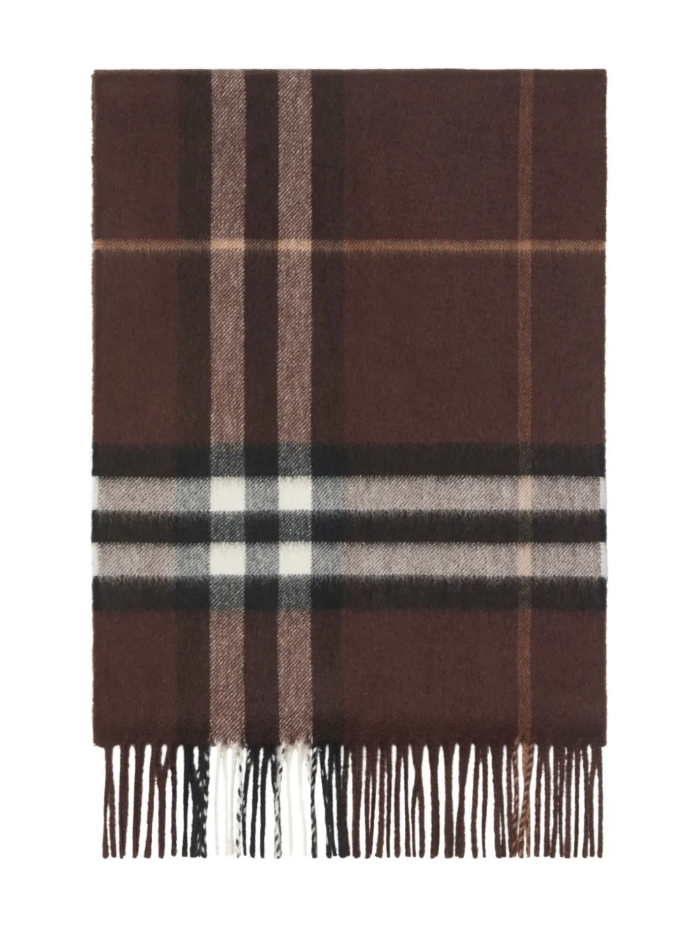 BURBERRY - Unisex Check Cashmere Scarf - 2