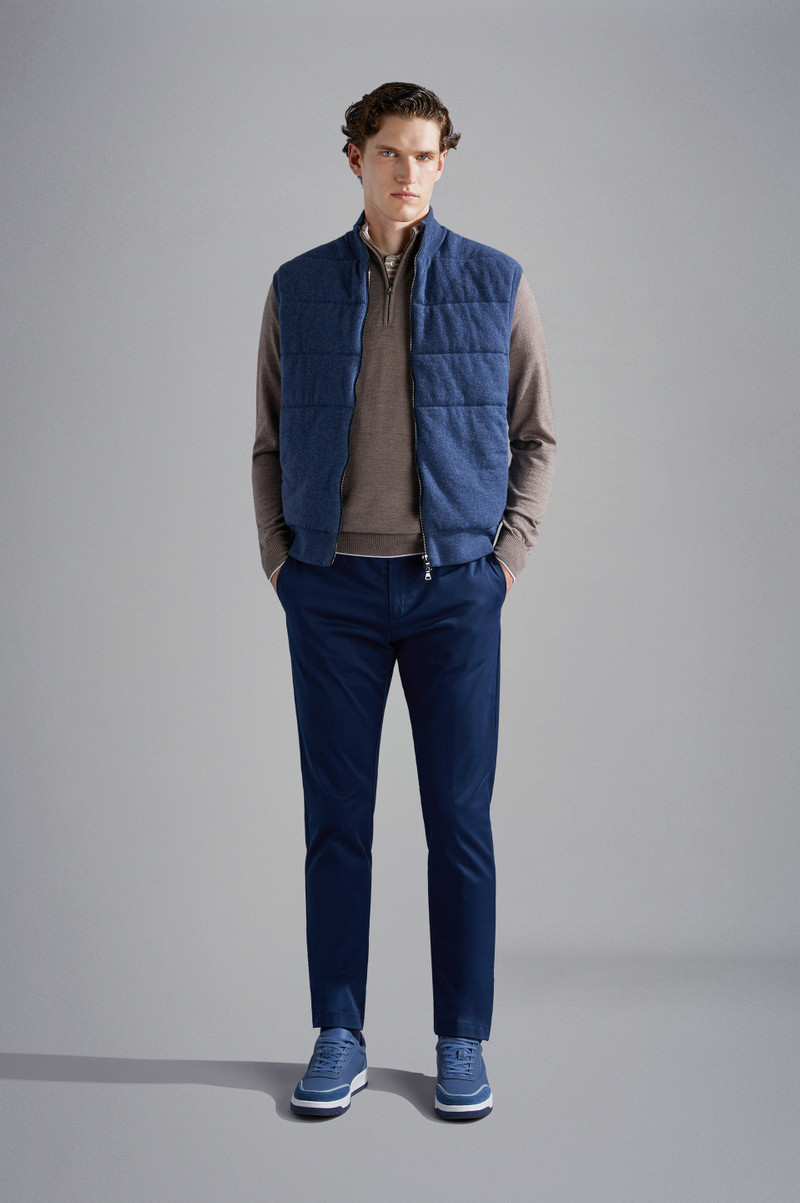 Paul & Shark RE-WOOL VEST AND TYPHOON PLATINUM outlook