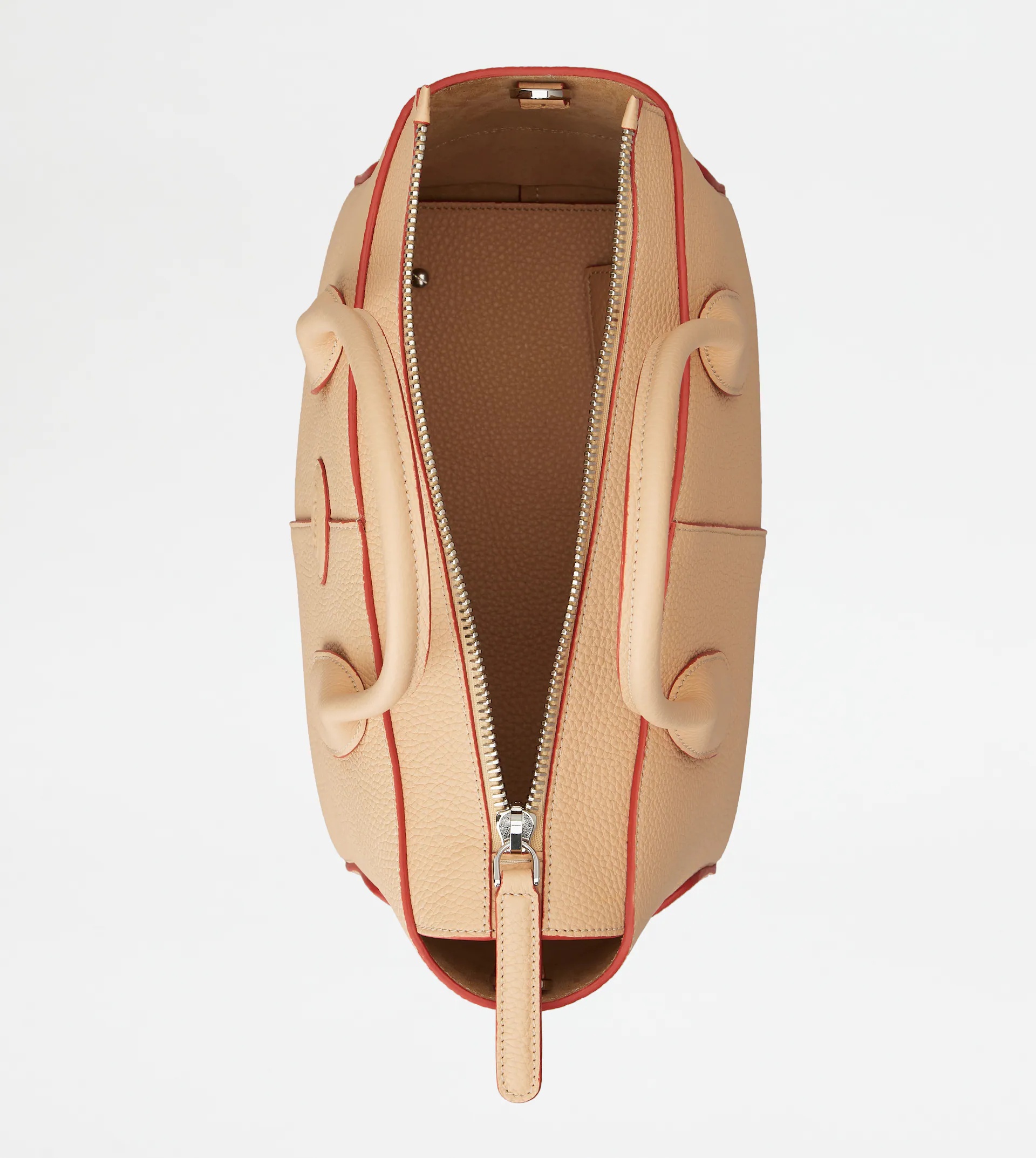 TOD'S DI BAG IN LEATHER SMALL - BEIGE - 4