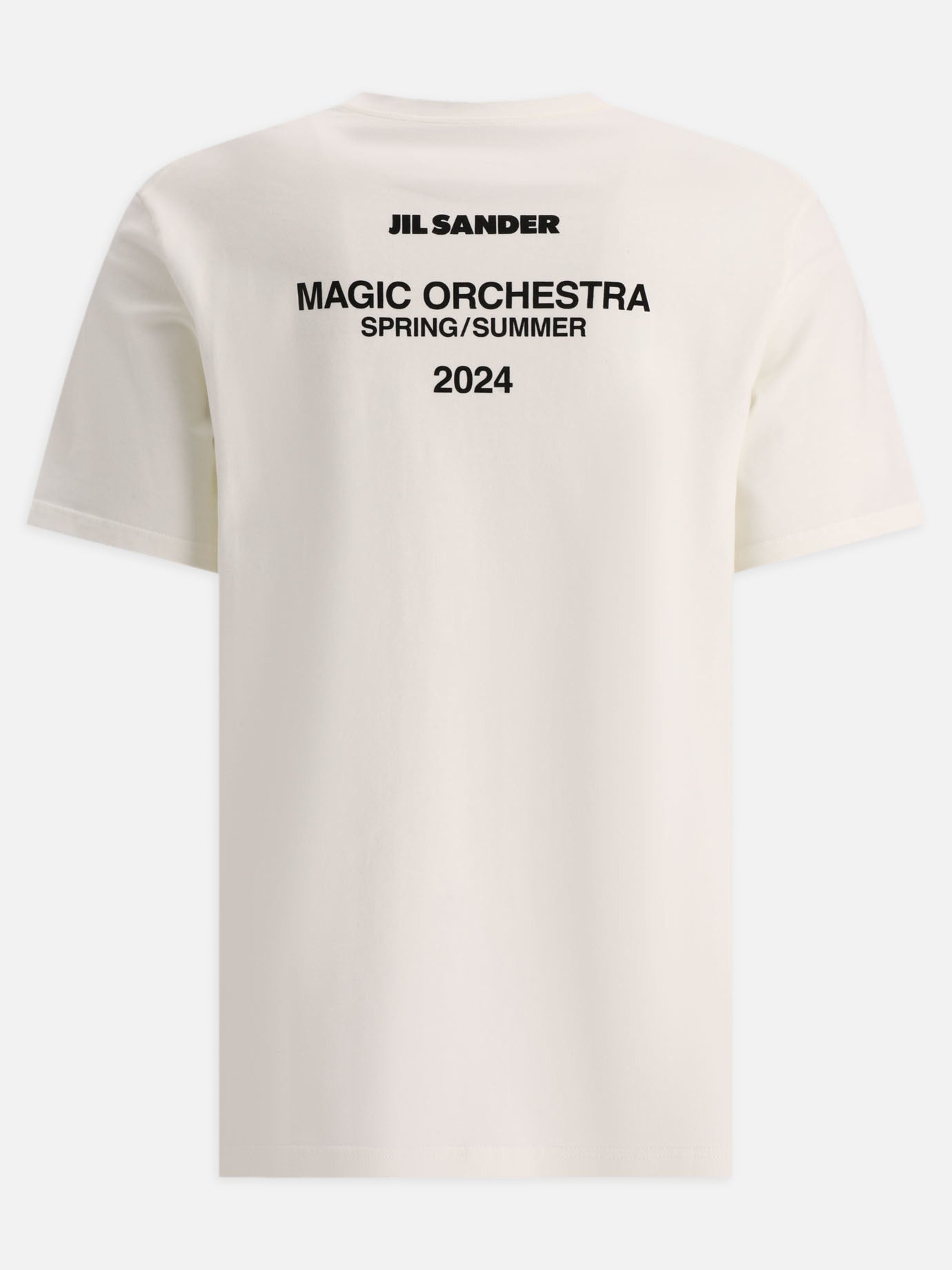 ◆JIL SANDER◆ ピンク プリント コットン Tシャツ Logo T-Shirt Woman | Jil Sander Official Online Store