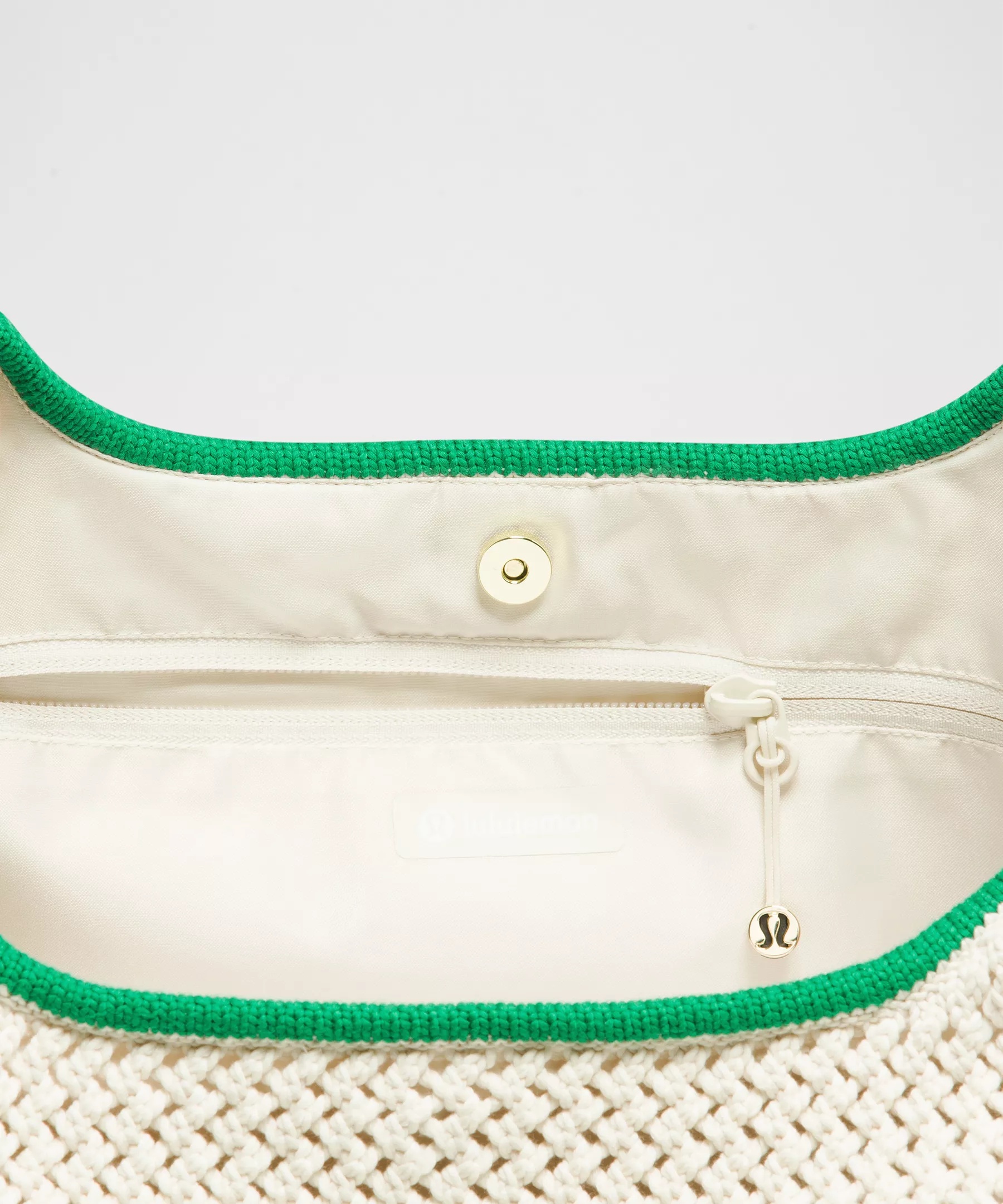 Cotton Crochet Shoulder Bag 7L - 5