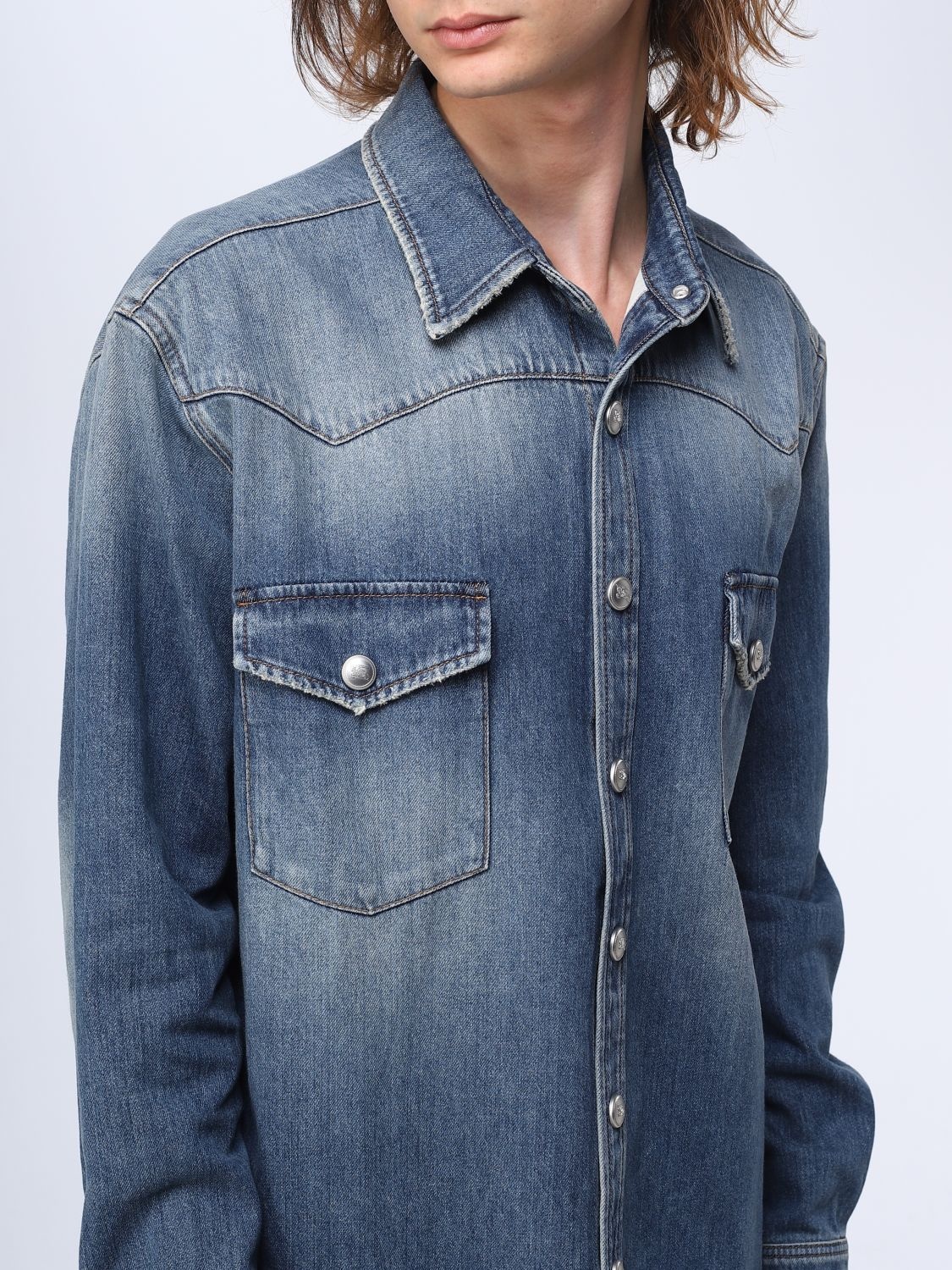 Burberry denim shirt - 5