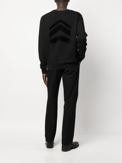 Zadig & Voltaire flocked-logo cotton sweatshirt outlook