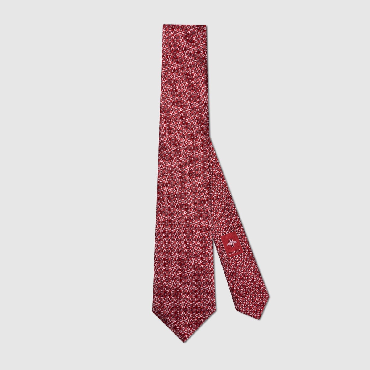 Horsebit jacquard silk tie - 1