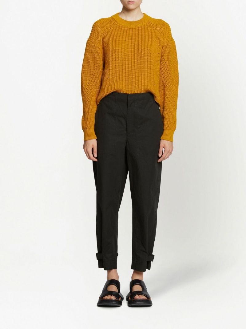 buckled-ankle tapered trousers - 2