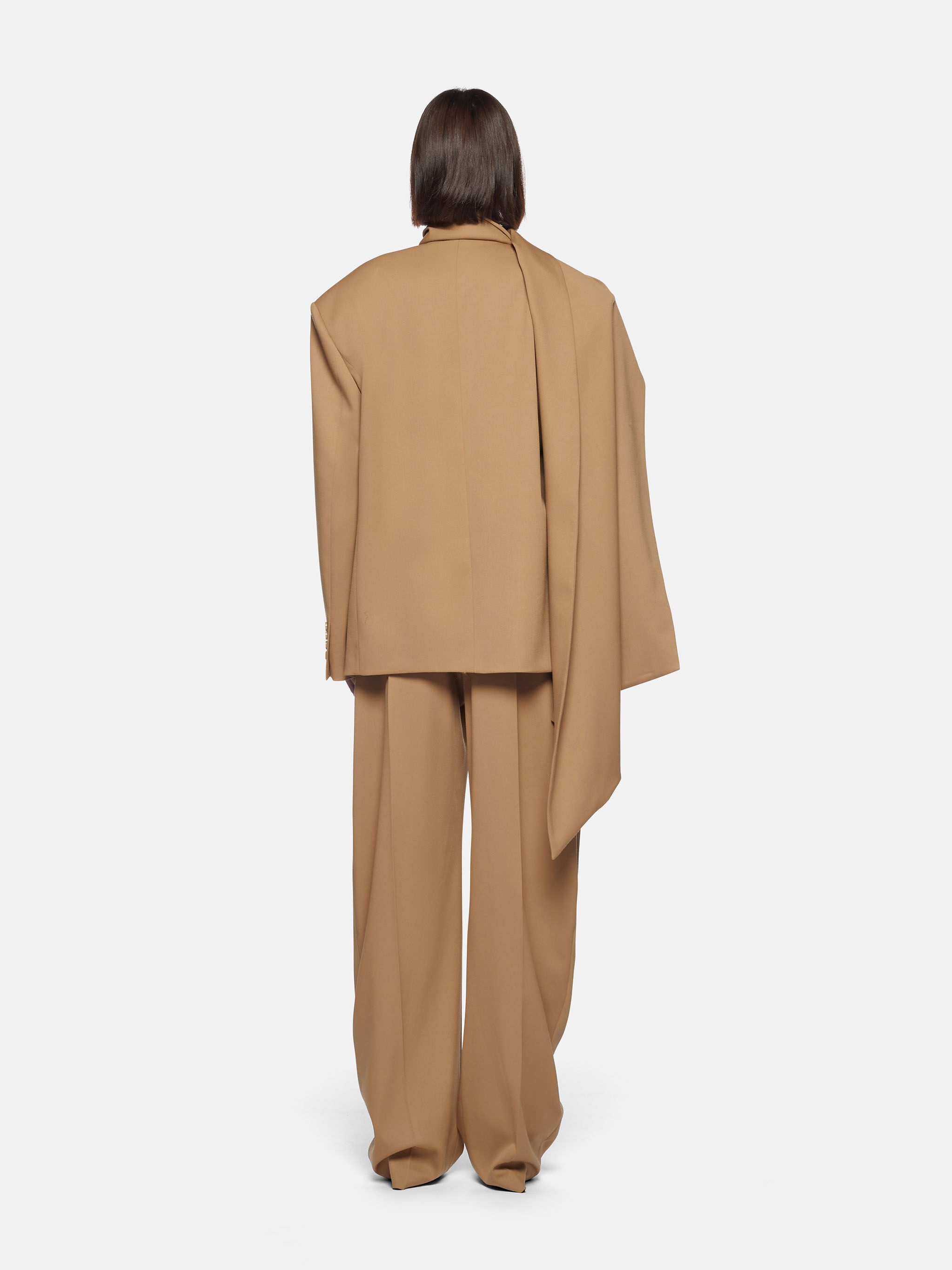 ''GARY'' CAMEL LONG PANTS - 3