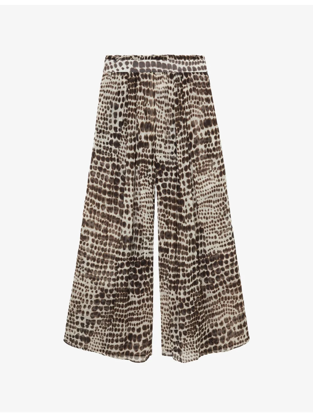 Reiss x Atelier Aurelie Animal-Print Woven Trousers - 1