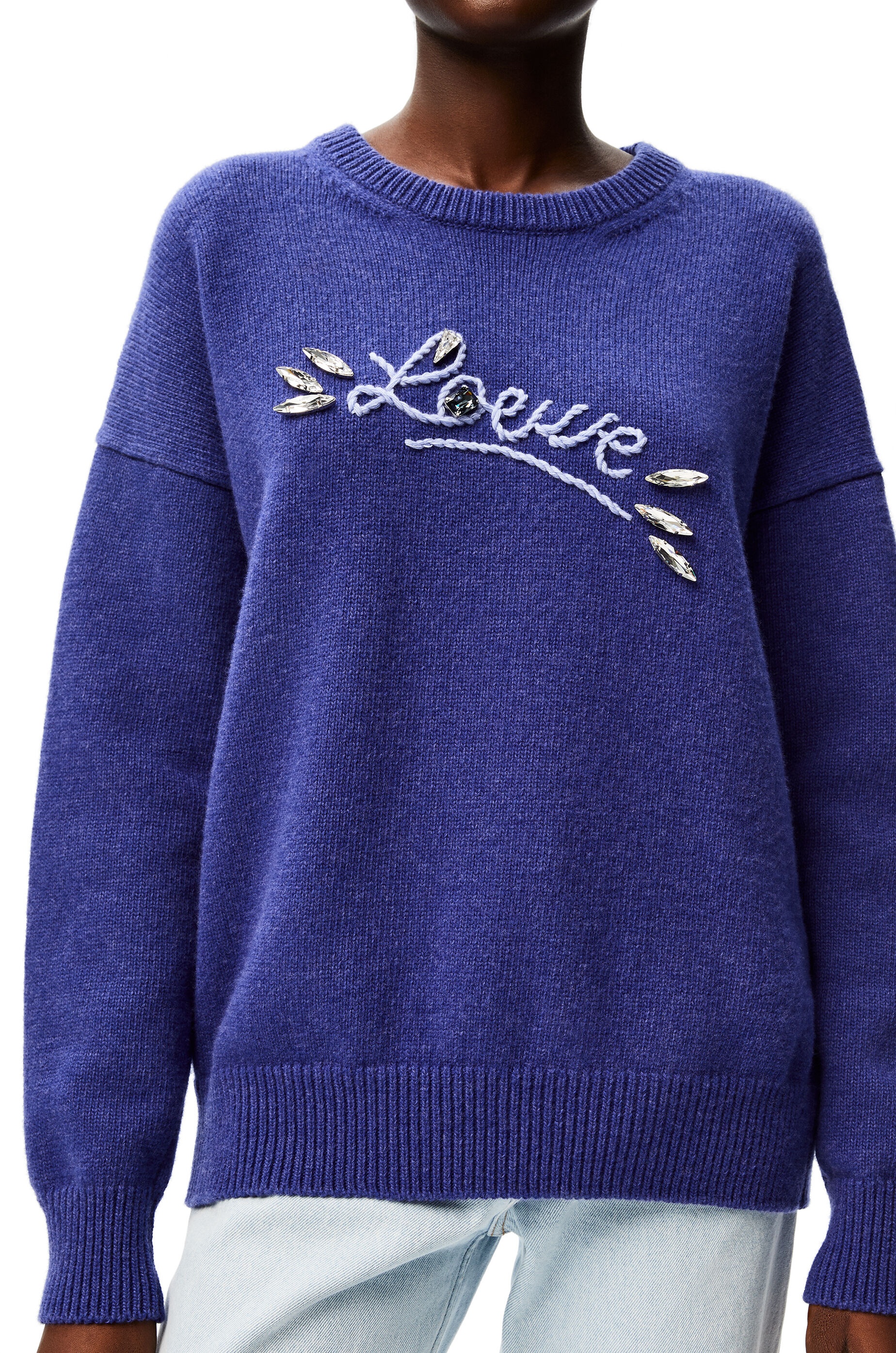 LOEWE embellished sweater in wool - 5