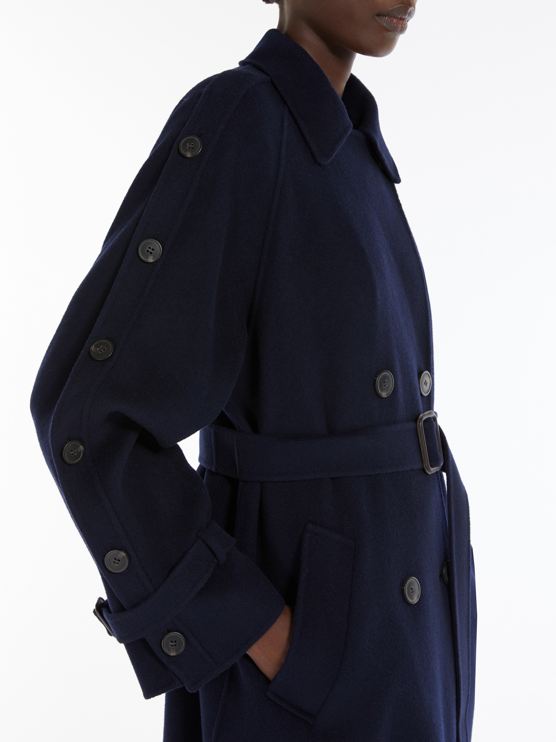 NATALE Wool trench coat - 5