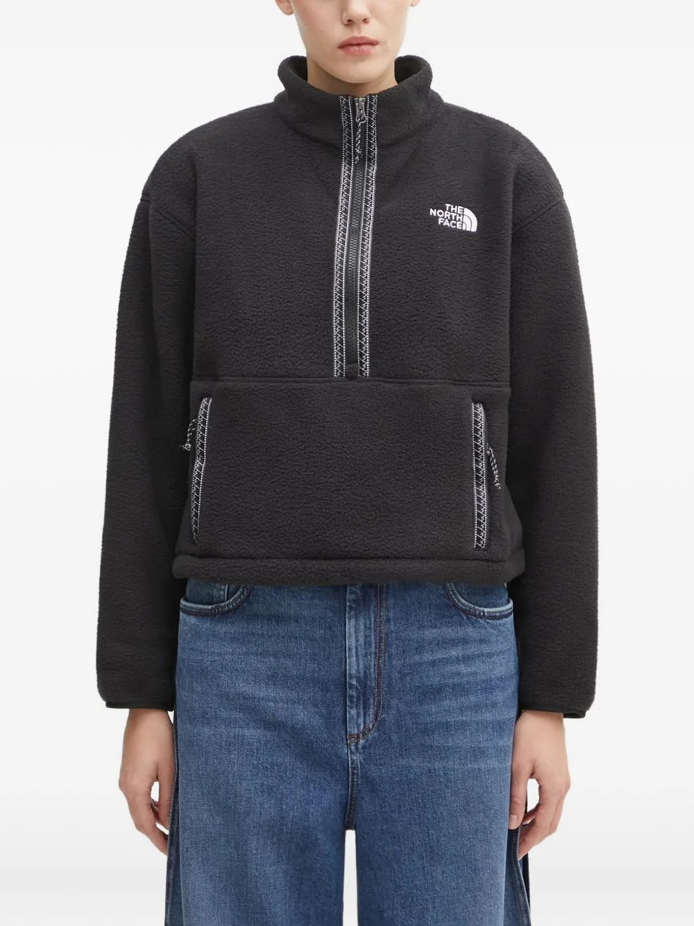 zip-fastening sweatshirt - 1