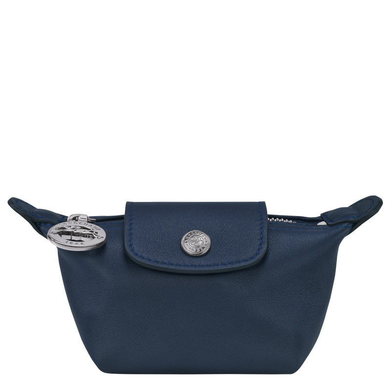 Le Pliage Xtra Coin purse Navy - Leather 1