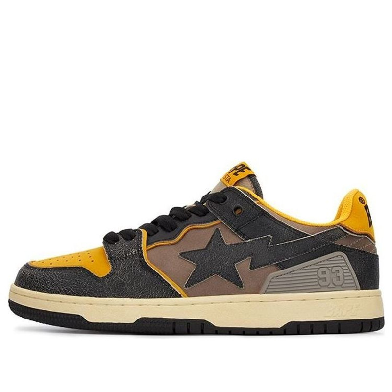 A BATHING APE Sk8 Sta 'Yellow Black' 1I20-291-021 - 1