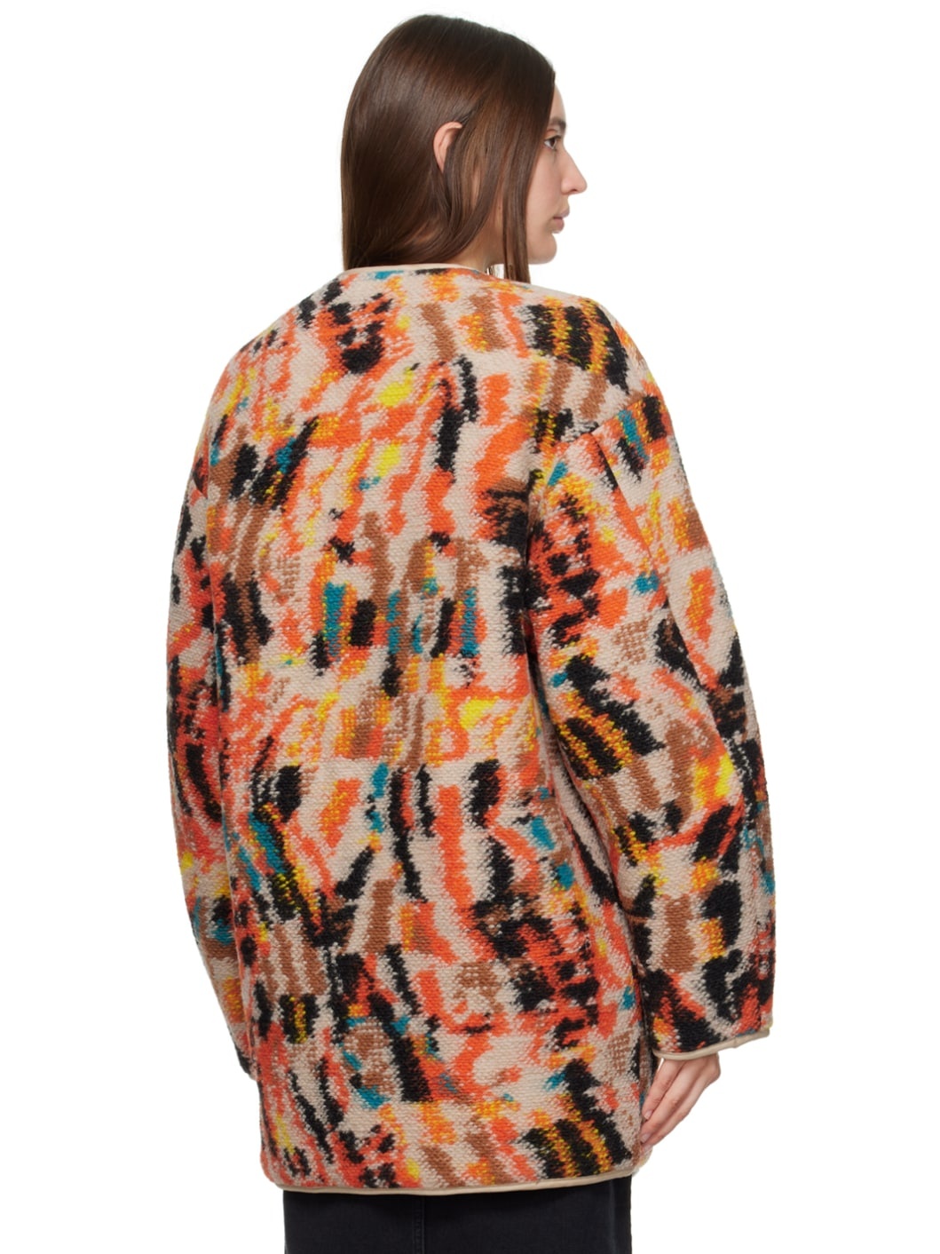 Orange Himemma Reversible Coat - 3