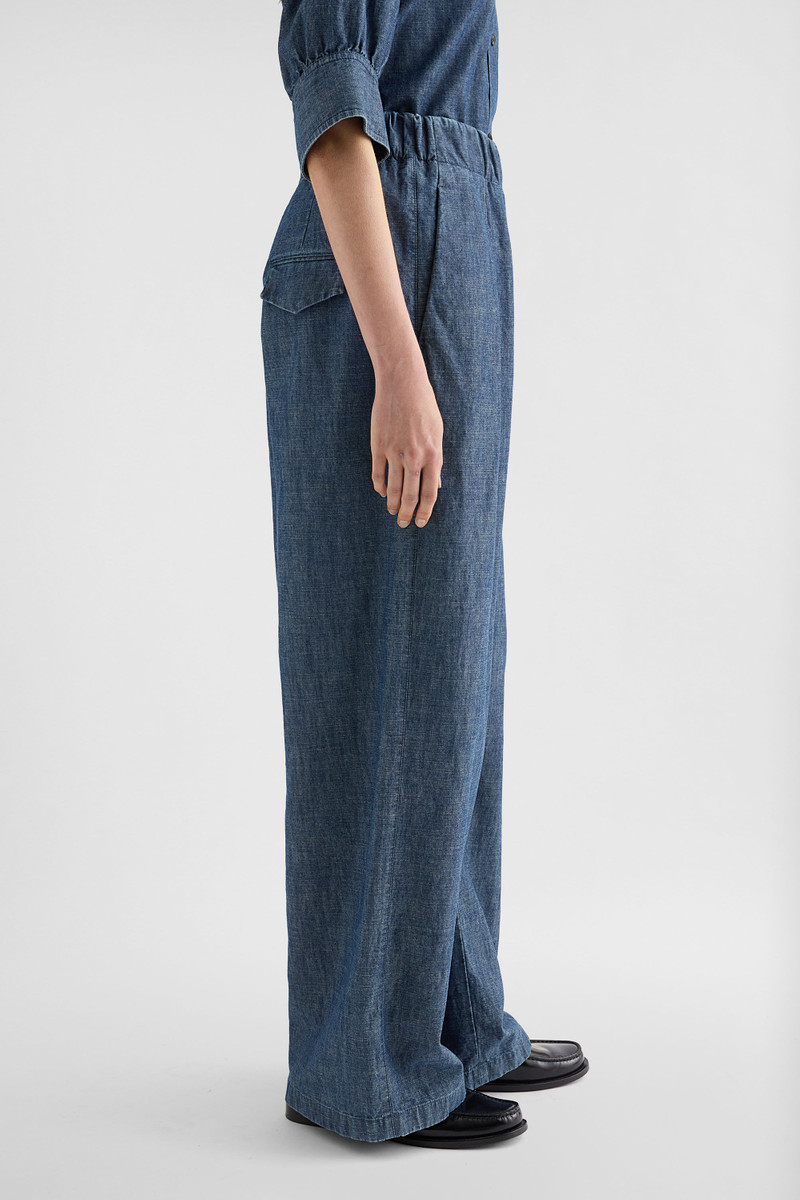 Cotton Chambray Trousers 4