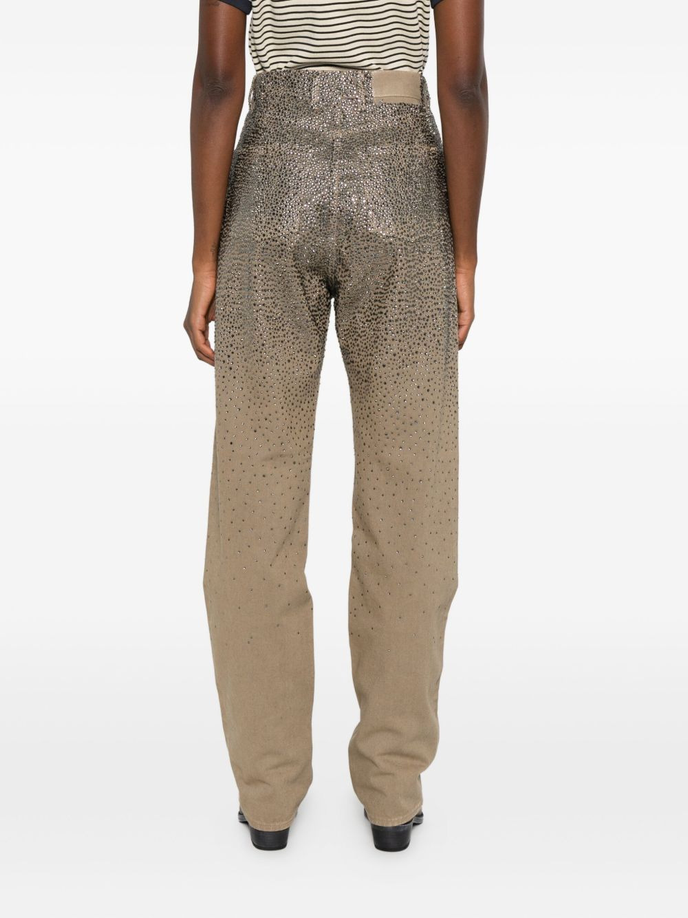 Swarovski-crystal-embellished jeans - 4
