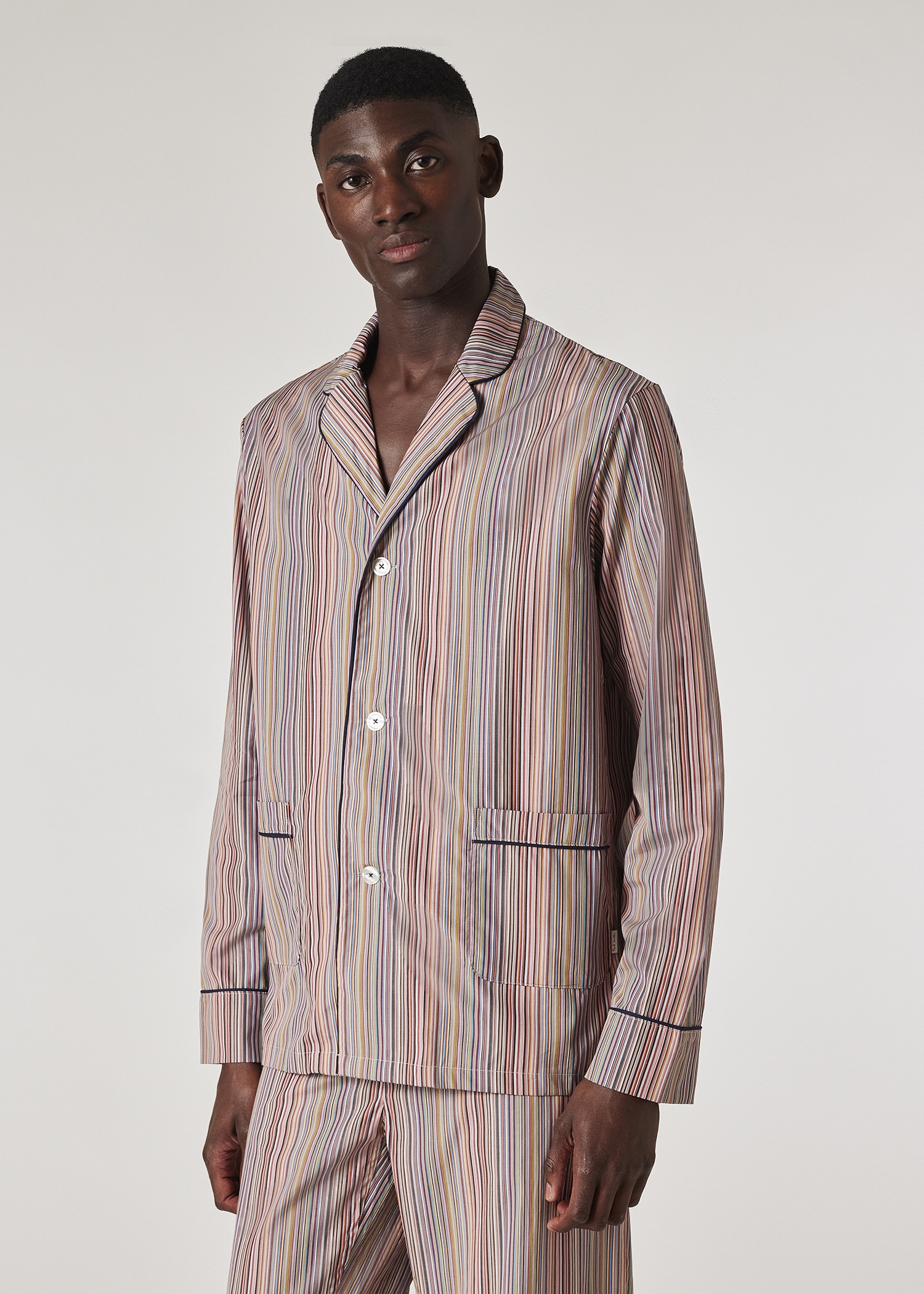 'Signature Stripe' Cotton Pyjama Set - 16
